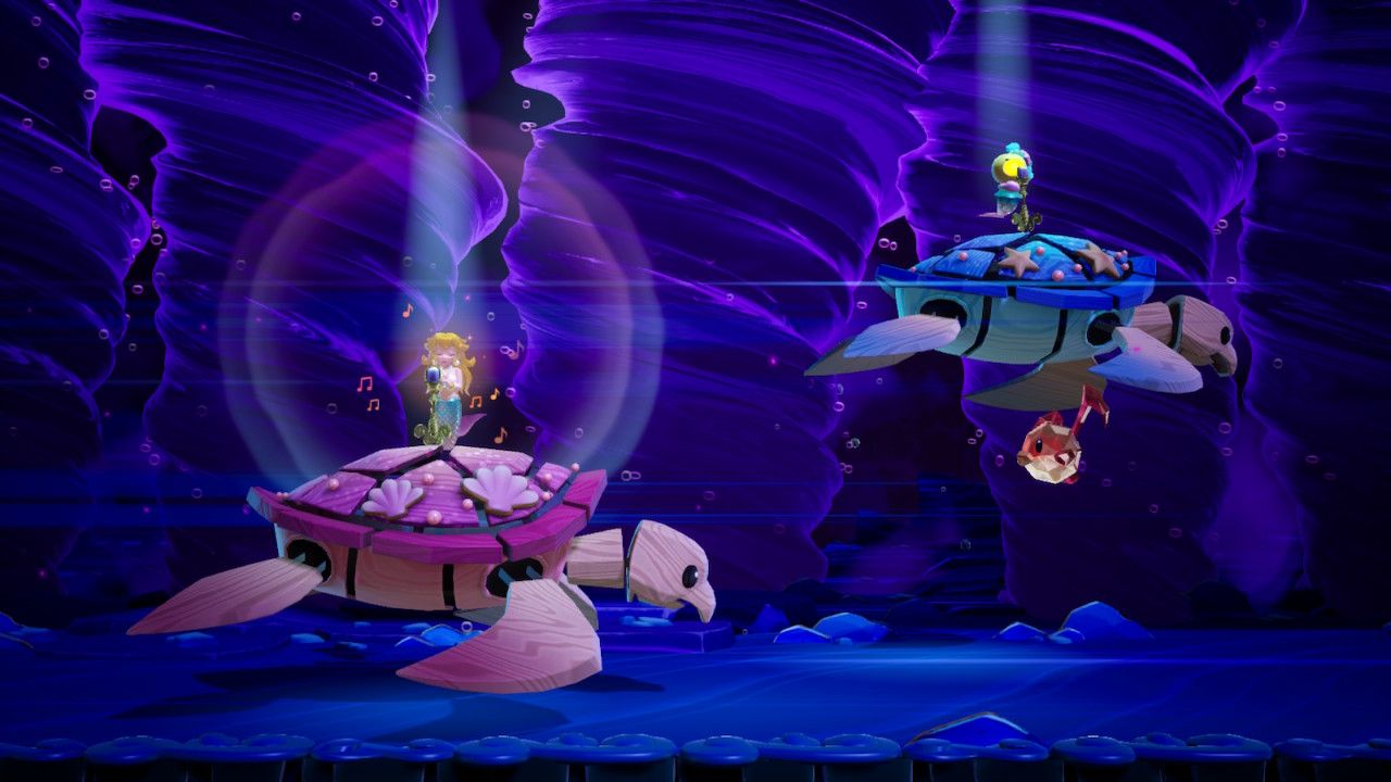 Princess Peach Showtime Peach and the Mermaid Sparkla singing