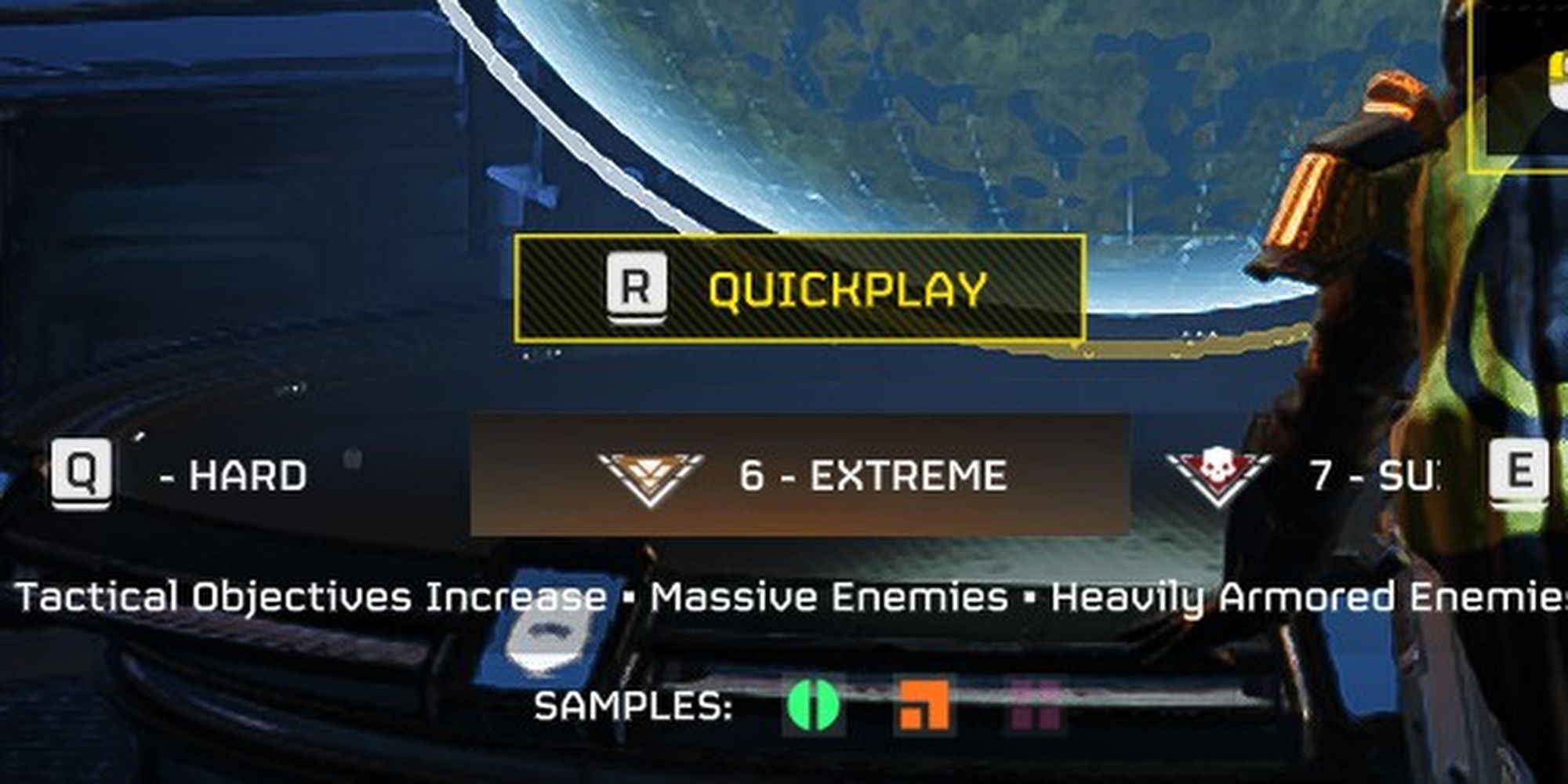 Helldivers 2: Extreme Difficulty Marker