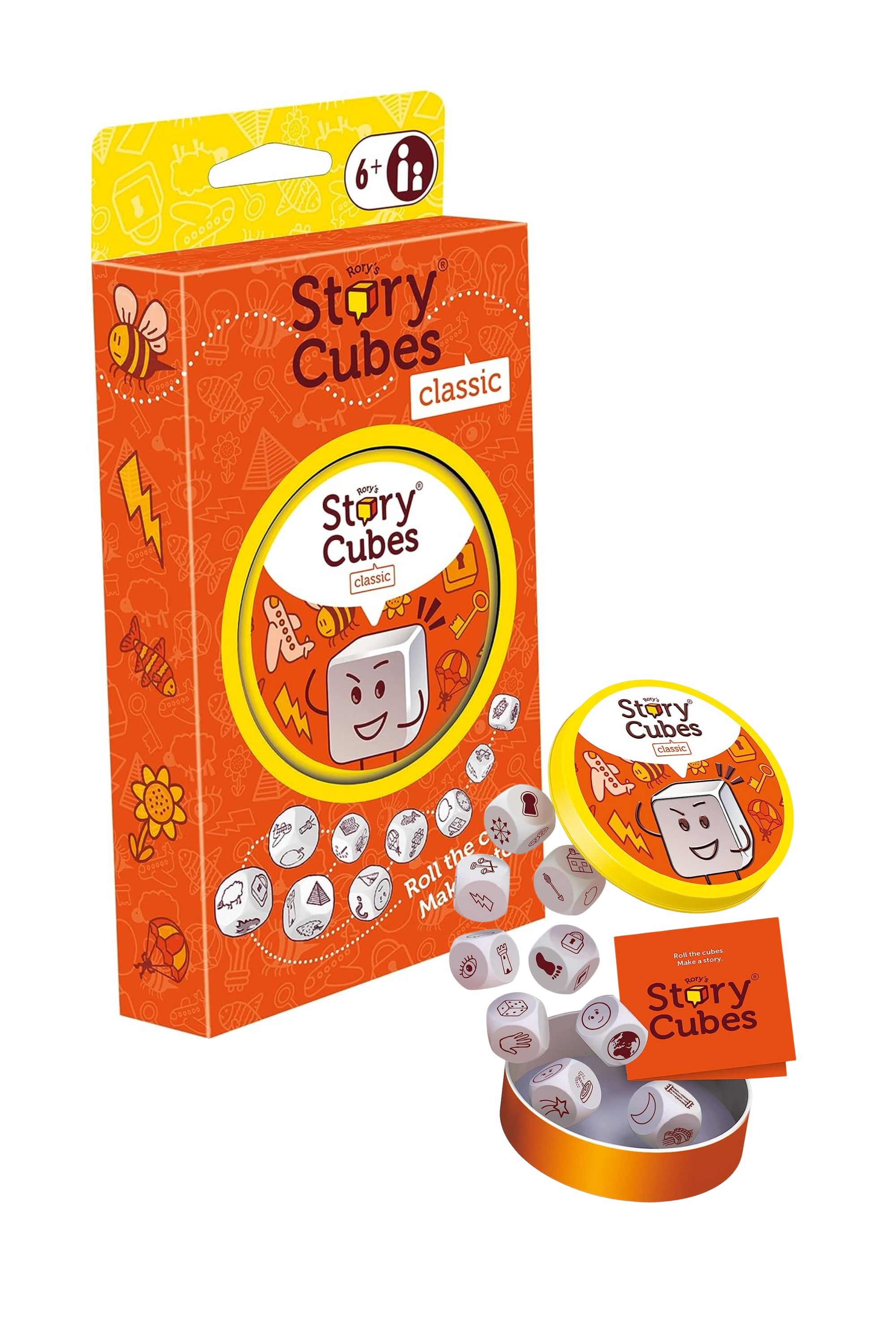 Image of Rory's Story Cubes (Eco-Blister) box and components