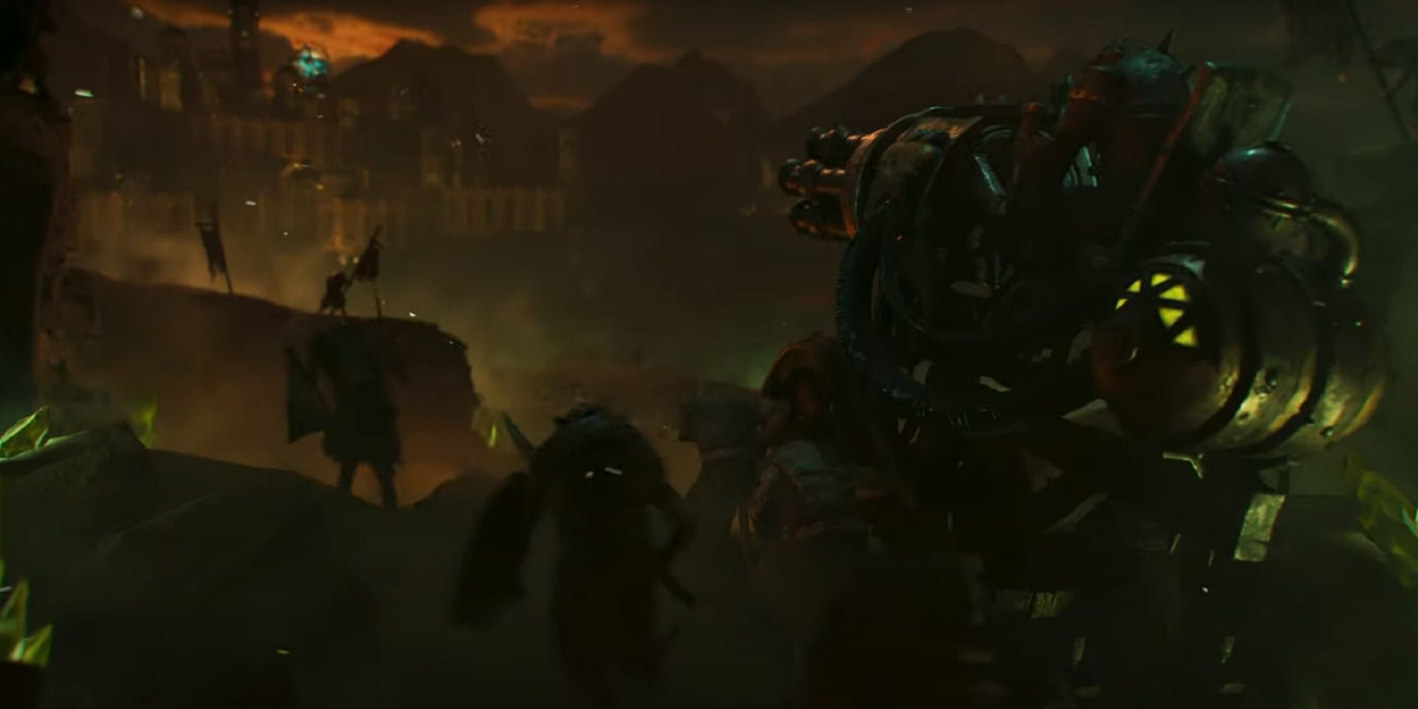 a large skaven ratling cannon shown in the cinematic trailer for warhammer age of sigmar fourth edition