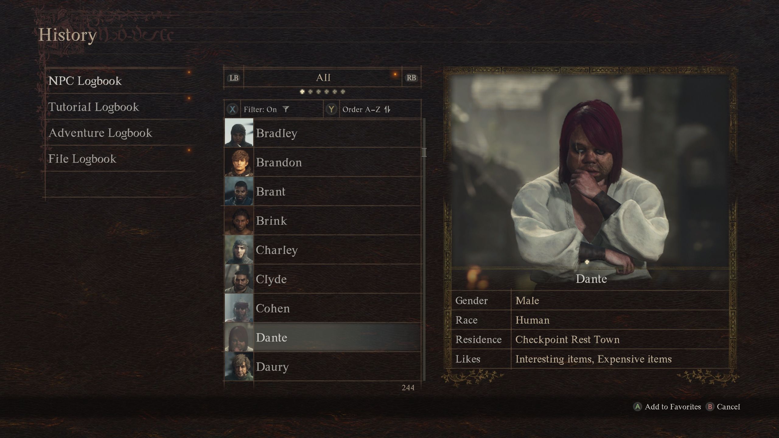A picture of Dante - Dragon's Dogma 2
