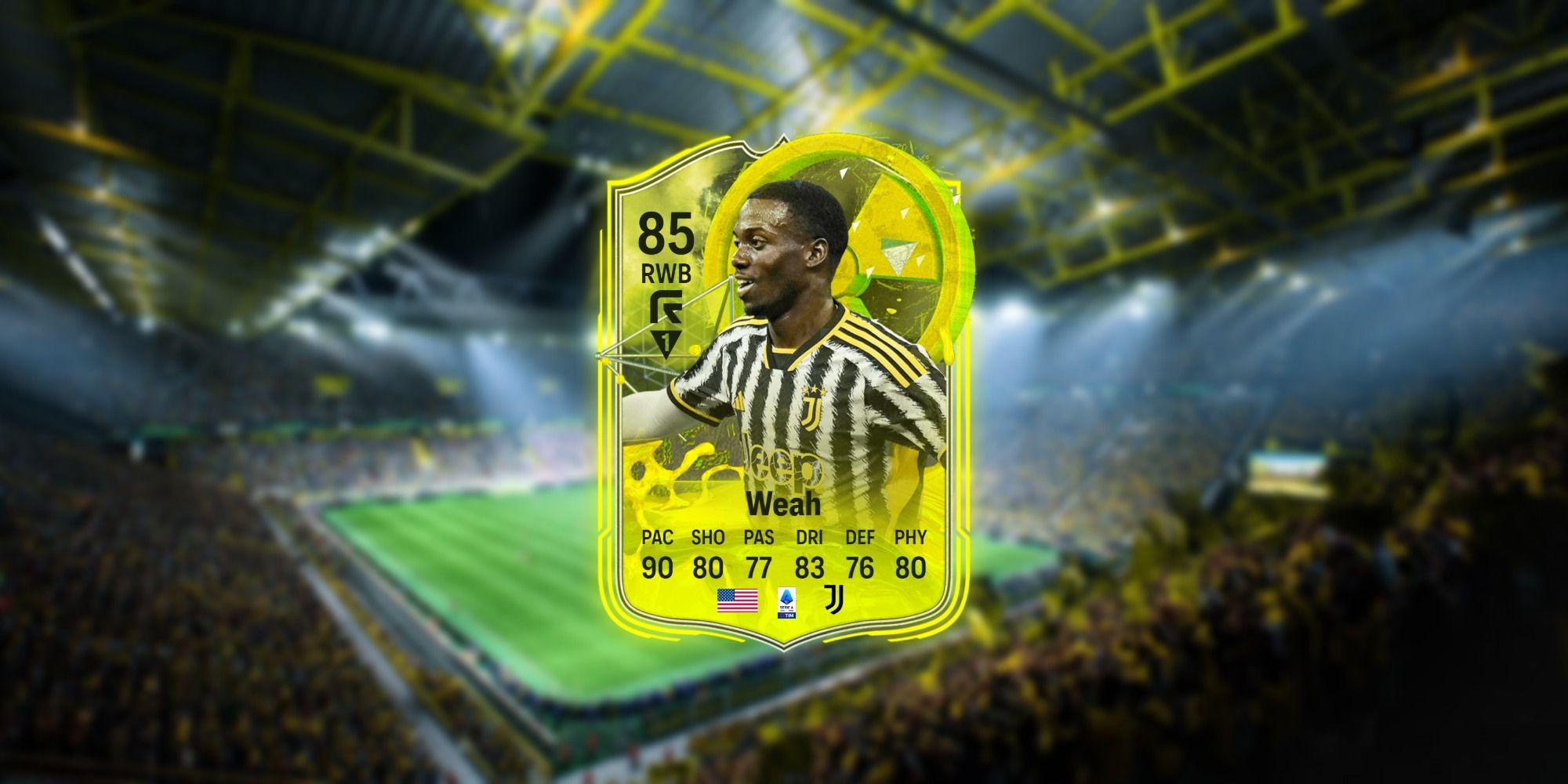 An image of Timothy Weah in EA Sports FC 24