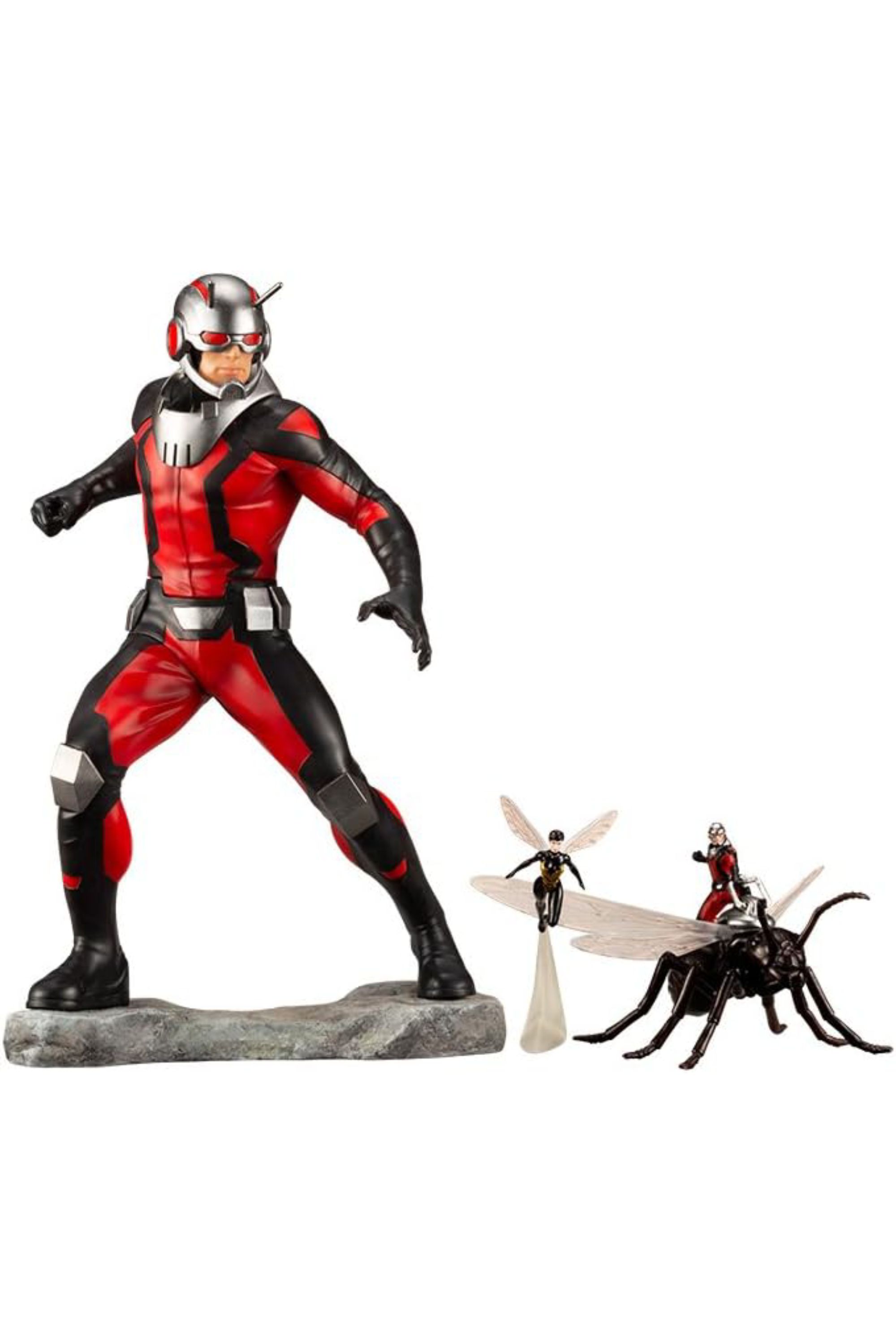 Marvel Ant-Man Kotobukiya Statue With Little Wasp and Ant-Man
