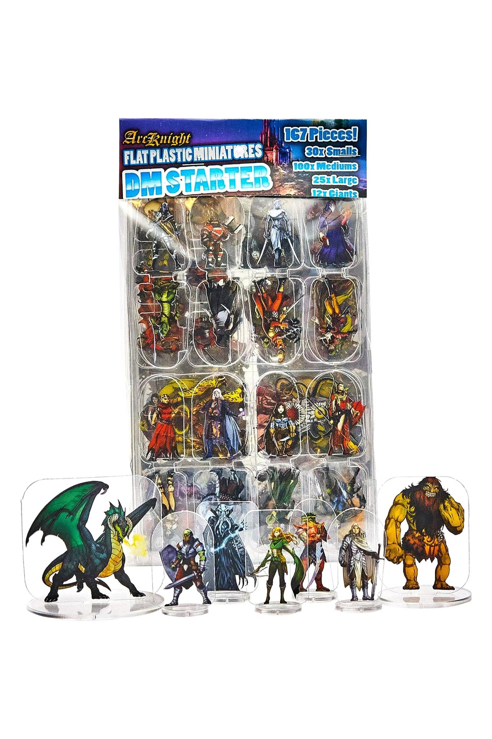 Arcknight Flat Plastic Miniatures - DM Starter Set