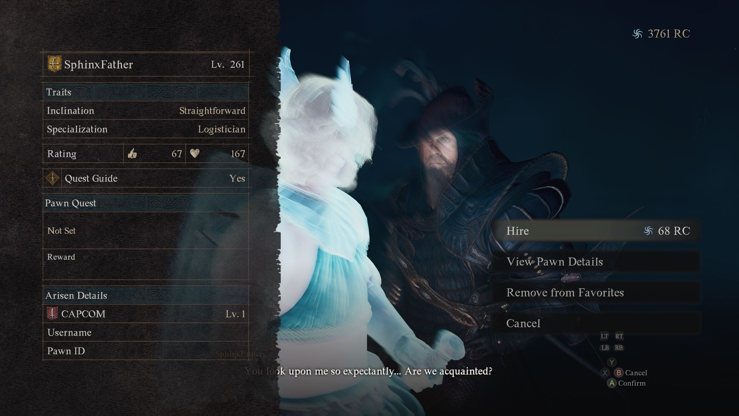 Arisen is about to hire a friend's pawn - Dragon's Dogma 2-1