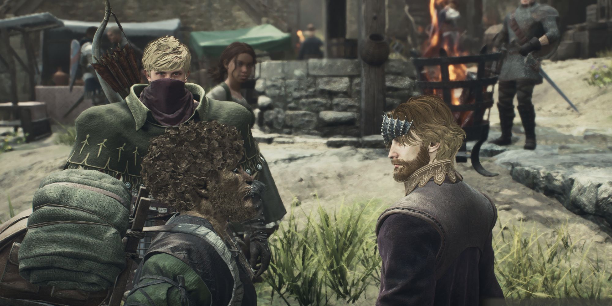 Arisen is having a conversation with Offulve - Dragon Dogma's 2