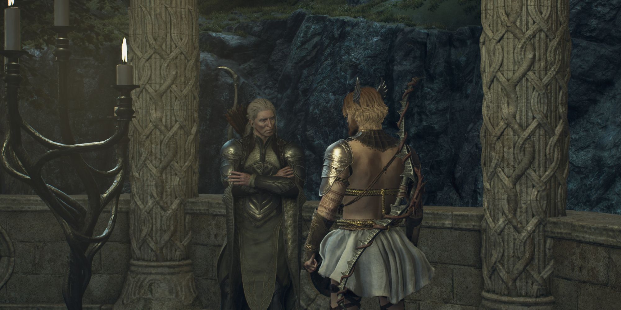 Arisen speaking to Taliesin - Dragon's Dogma 2