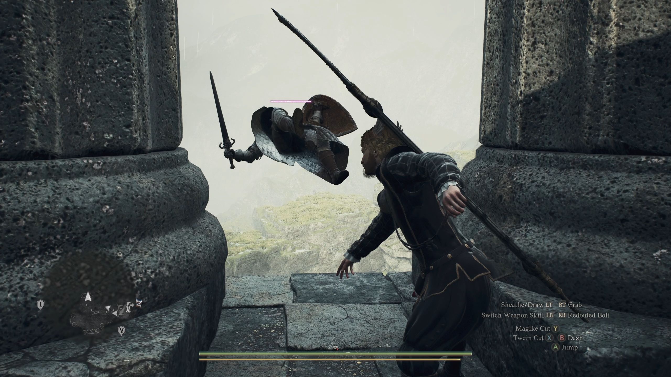Arisen throw the soldier to his demise - Dragon's Dogma 2