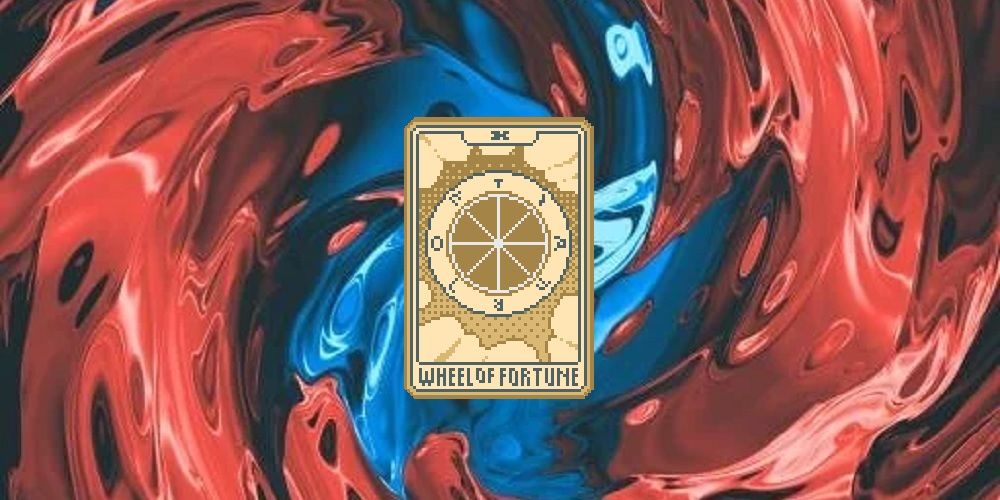 Wheel of Fortune Tarot card in Balatro