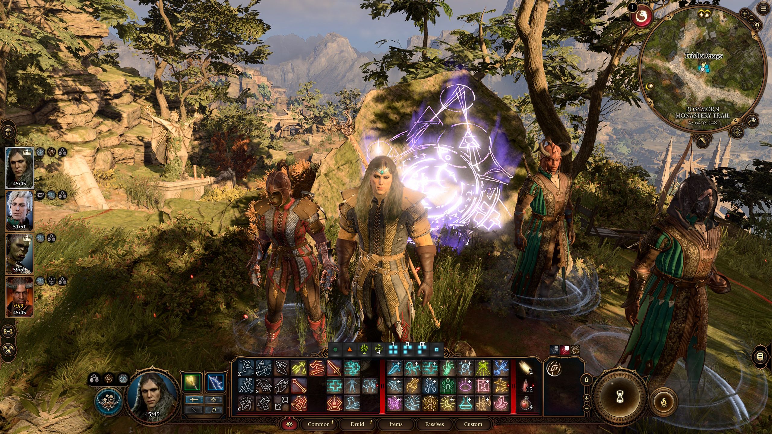 Baldur's Gate 3 Circle of the Spores Druid And the Gang