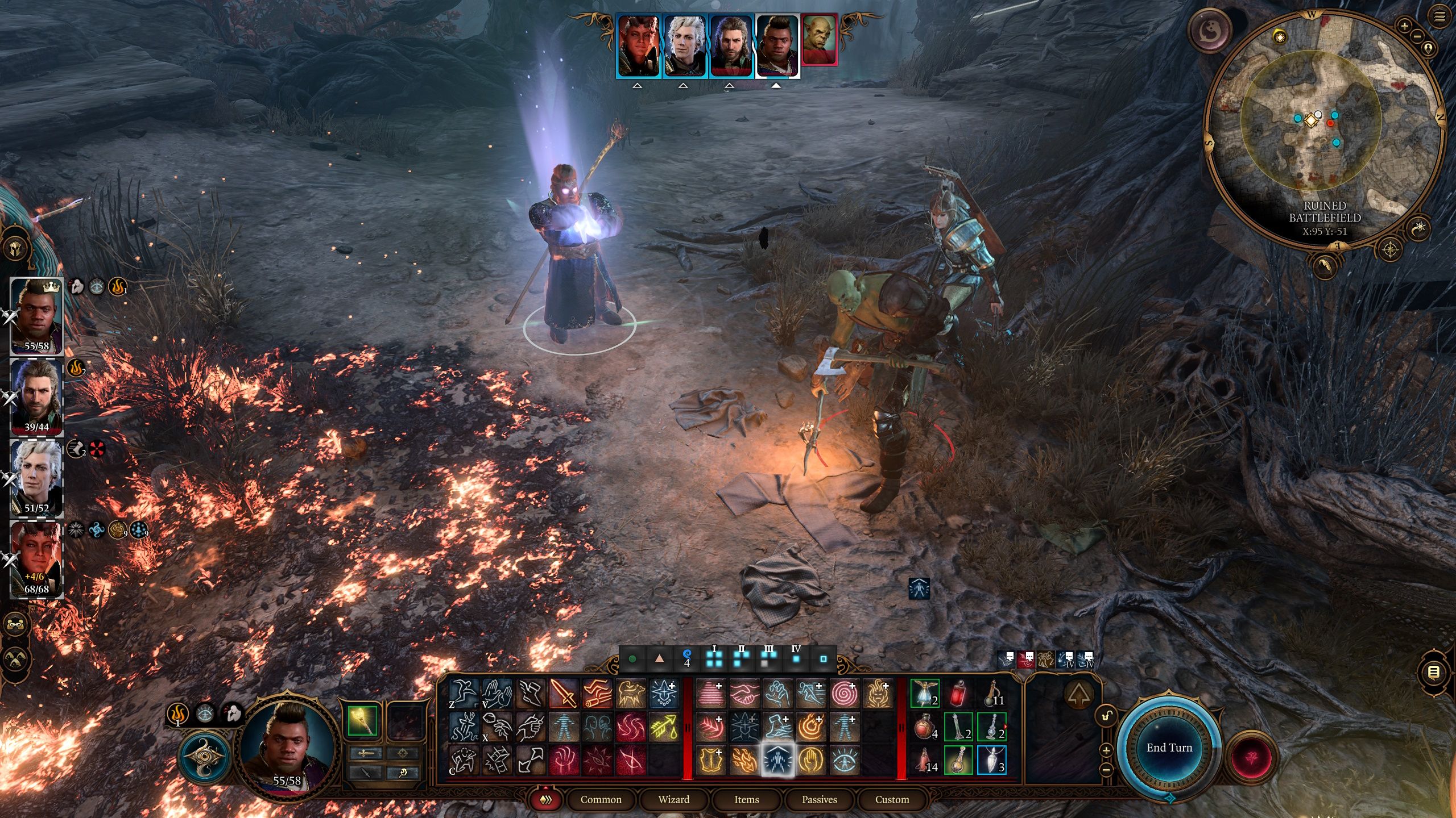 Baldur's Gate 3 School of Illusion Wizard Improved Minor Illusion In Combat