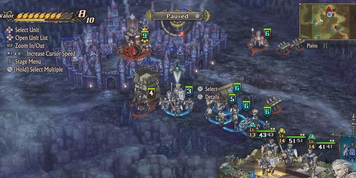 A perfect situation for a Beckoning Bell in Unicorn Overlord