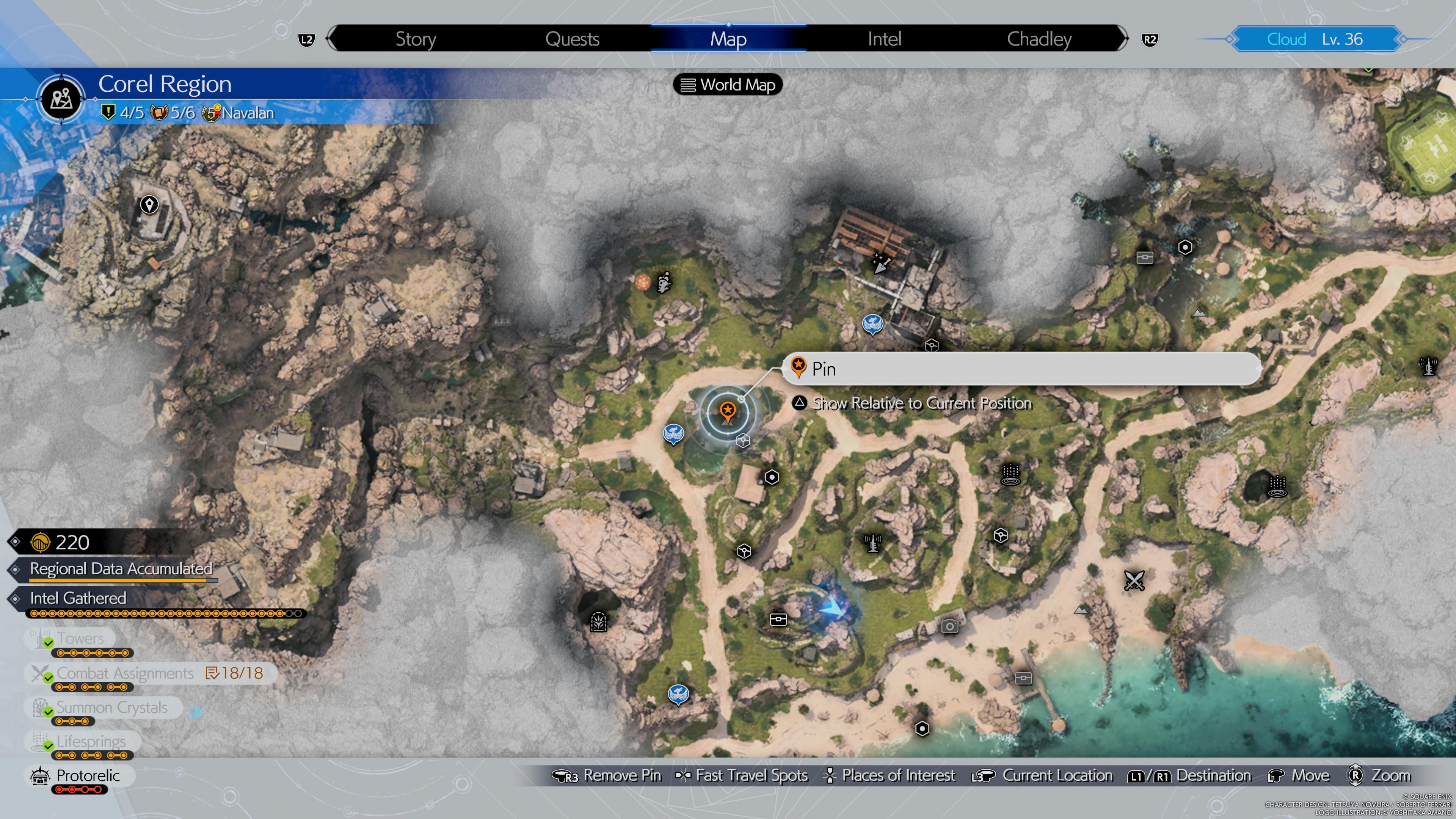 Buried treasure near the training gym location - FF7 Rebirth