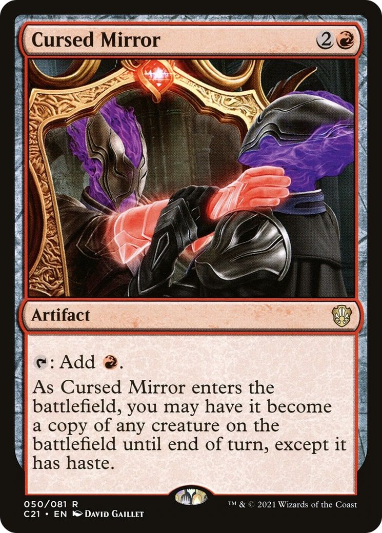 Cursed Mirror Magic: The Gathering card