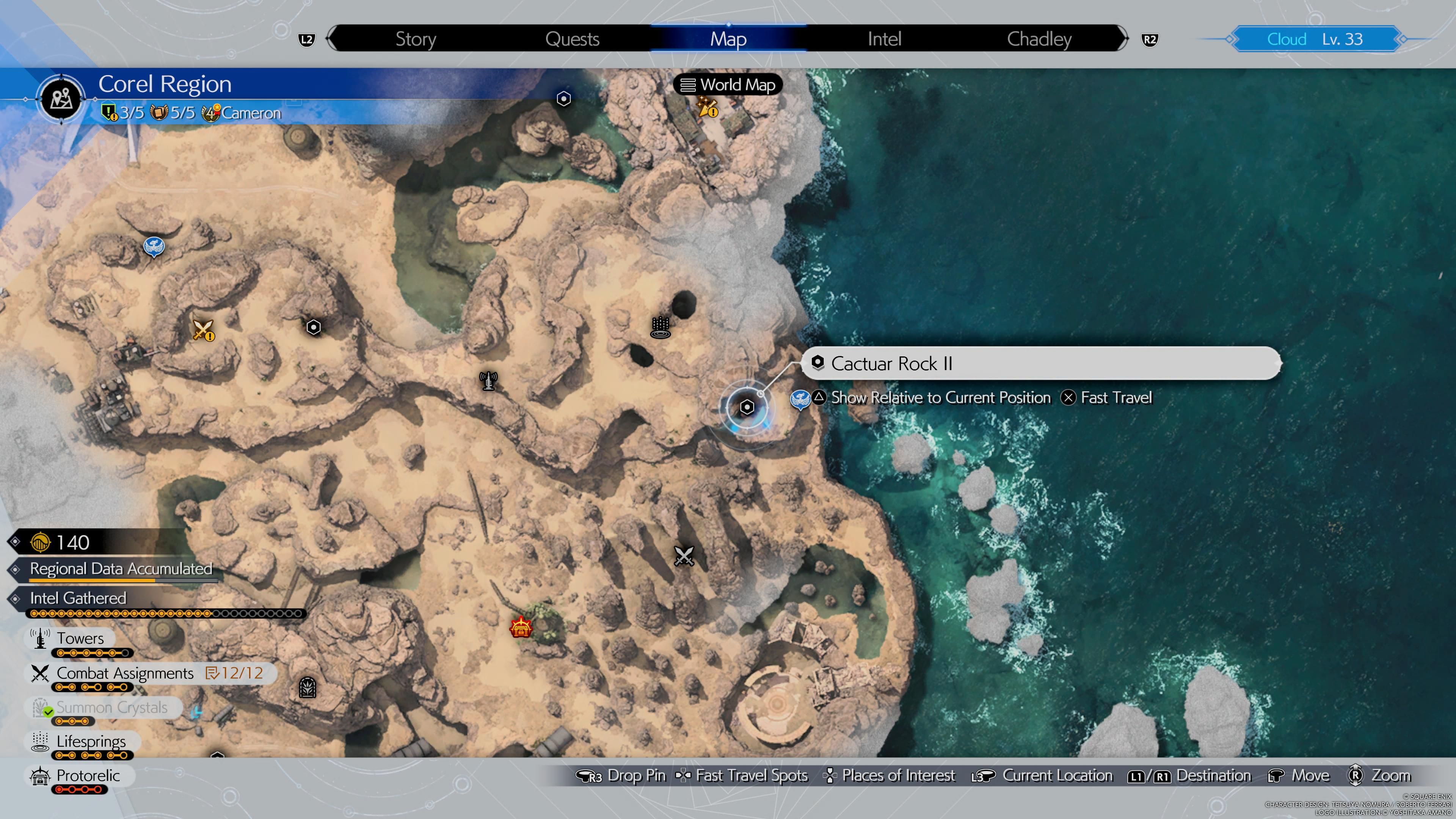 Cactuar Rock 2 location - FF7 Rebirth