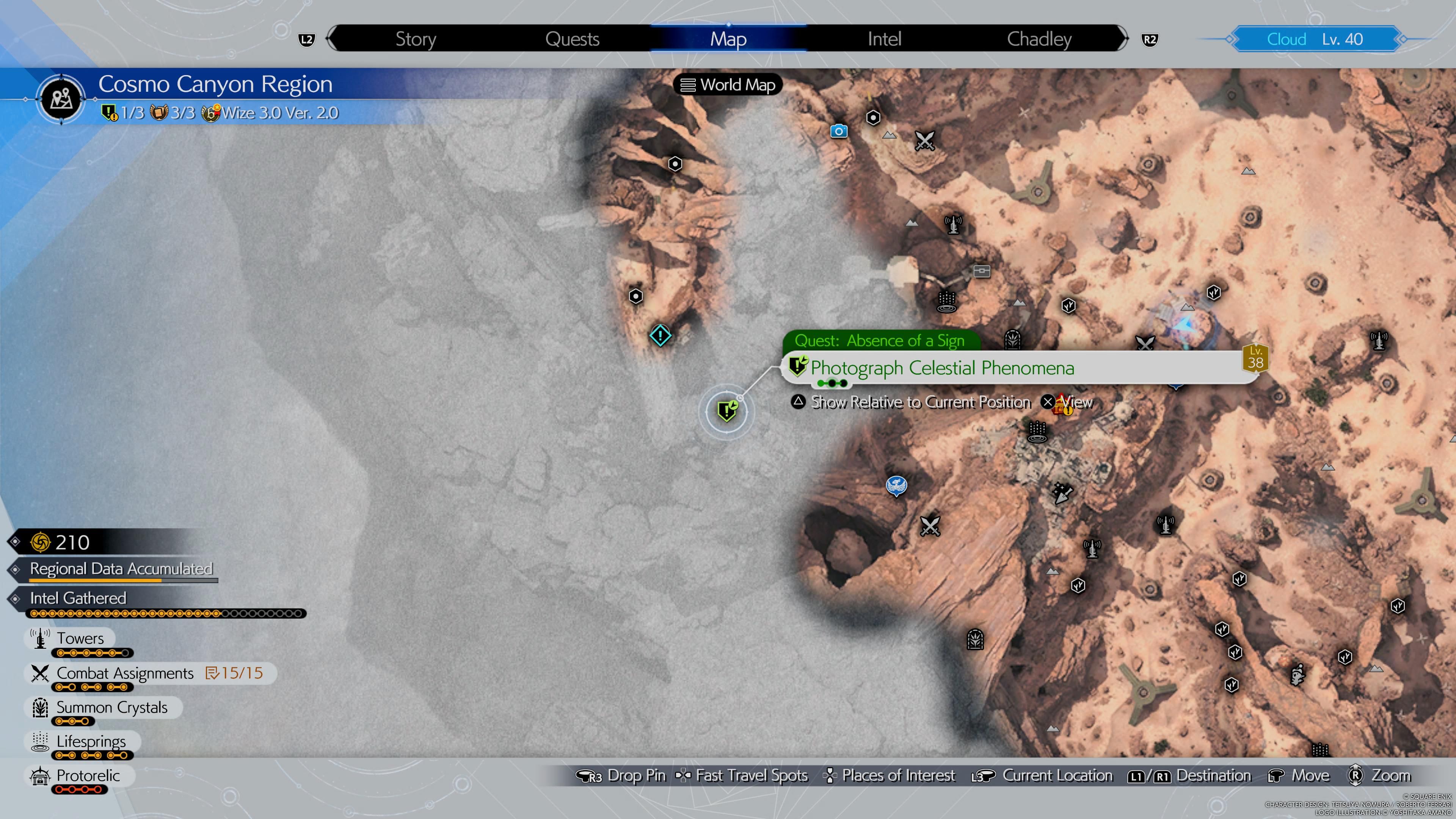 Cellestial Phenomena Location 1 - FF7 Rebirth