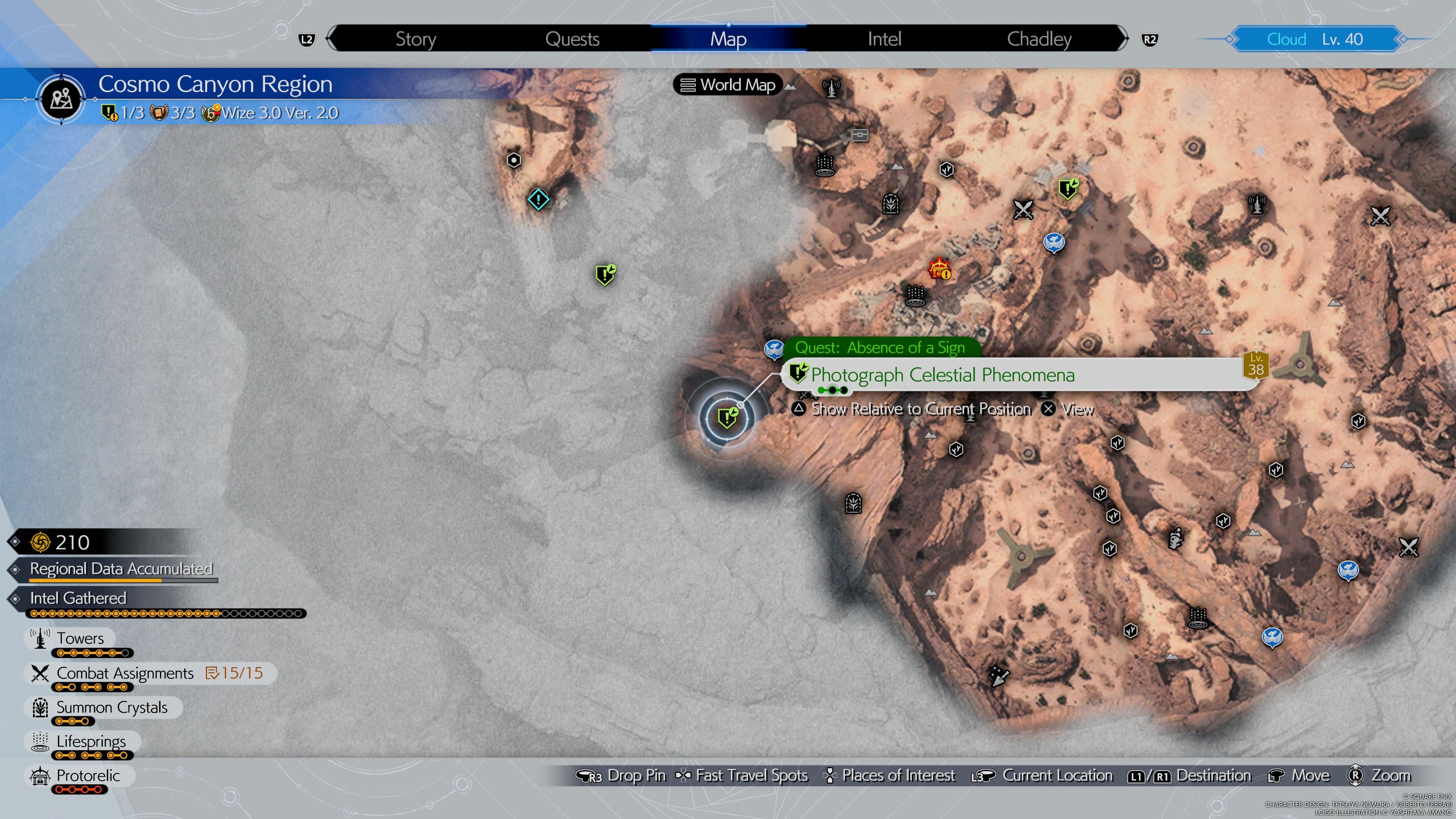 Cellestial Phenomena Location 2 - FF7 Rebirth