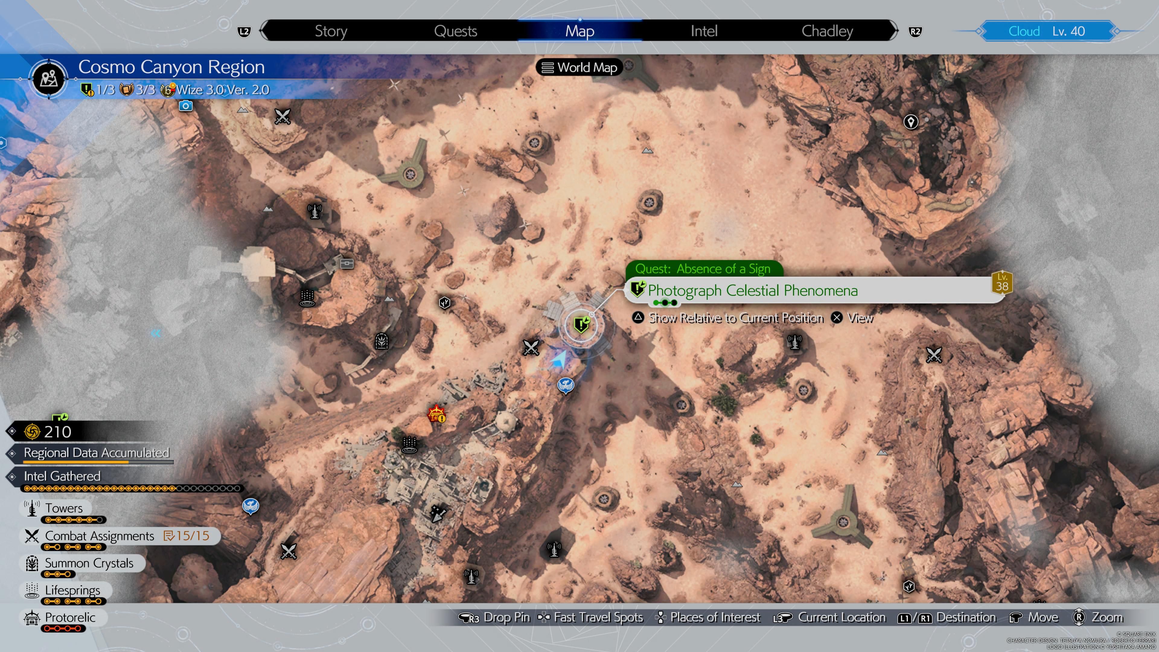 Cellestial Phenomena Location 3 - FF7 Rebirth