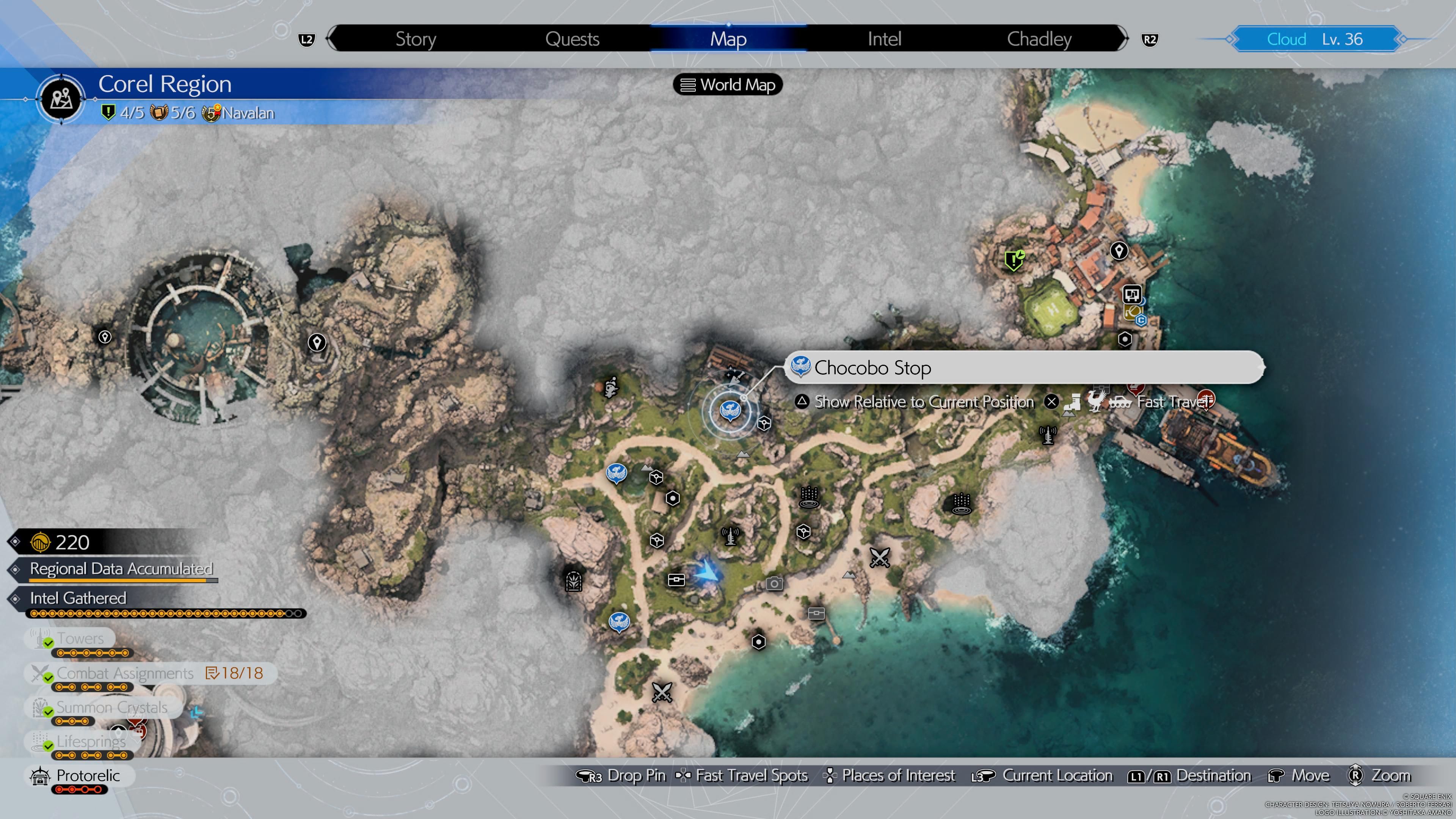 Chocobo Stop number 1 location - FF7 Rebirth