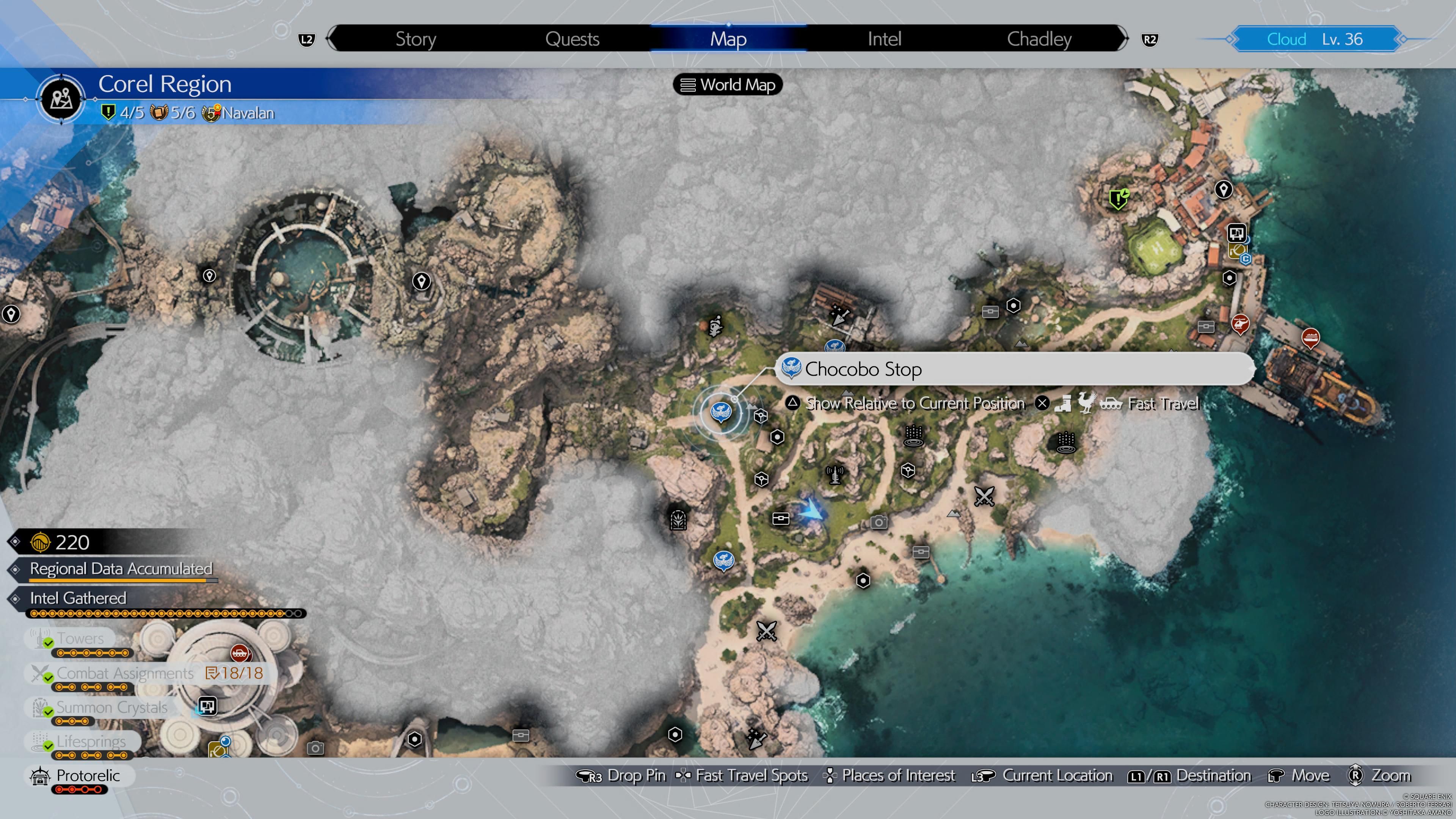 Chocobo Stop number 2 location - FF7 Rebirth