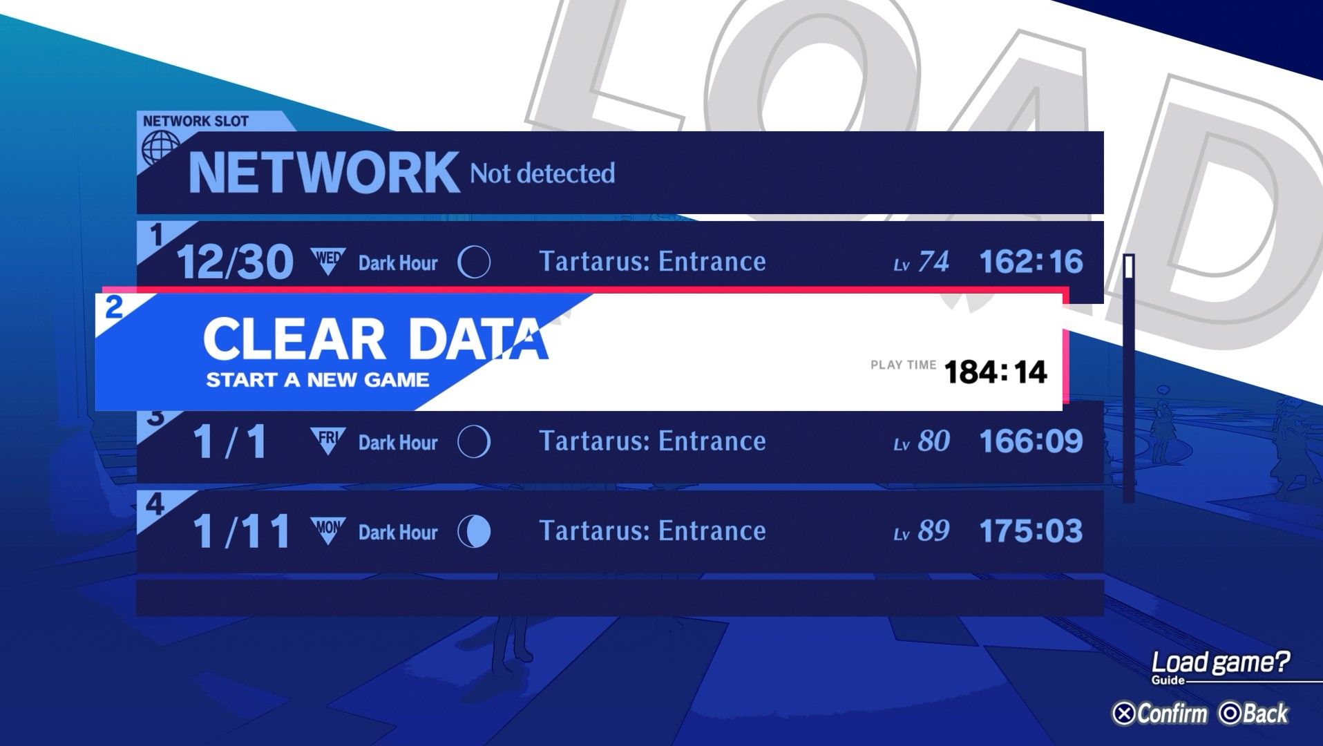 clear data in persona 3 reload p3r