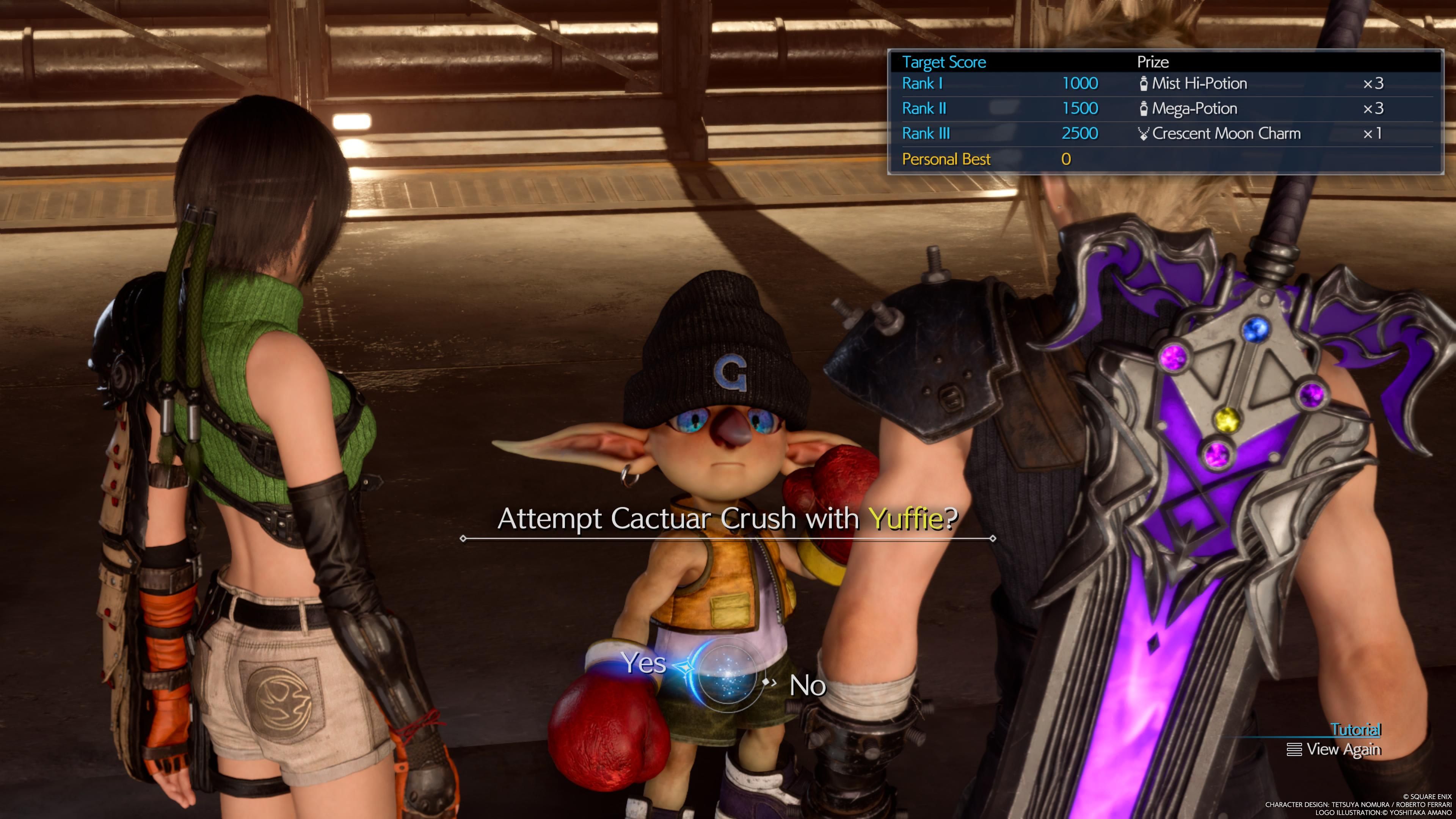 Cloud and Yuffie are speaking to Kid G - FF7 Rebirth