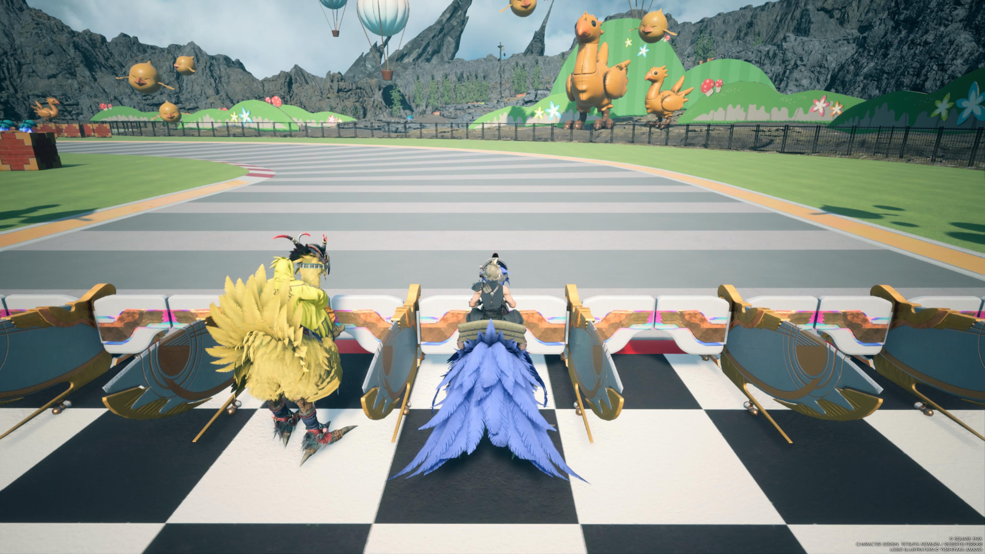 Cloud is about to race Chocobo sage - Ff7 Rebirth