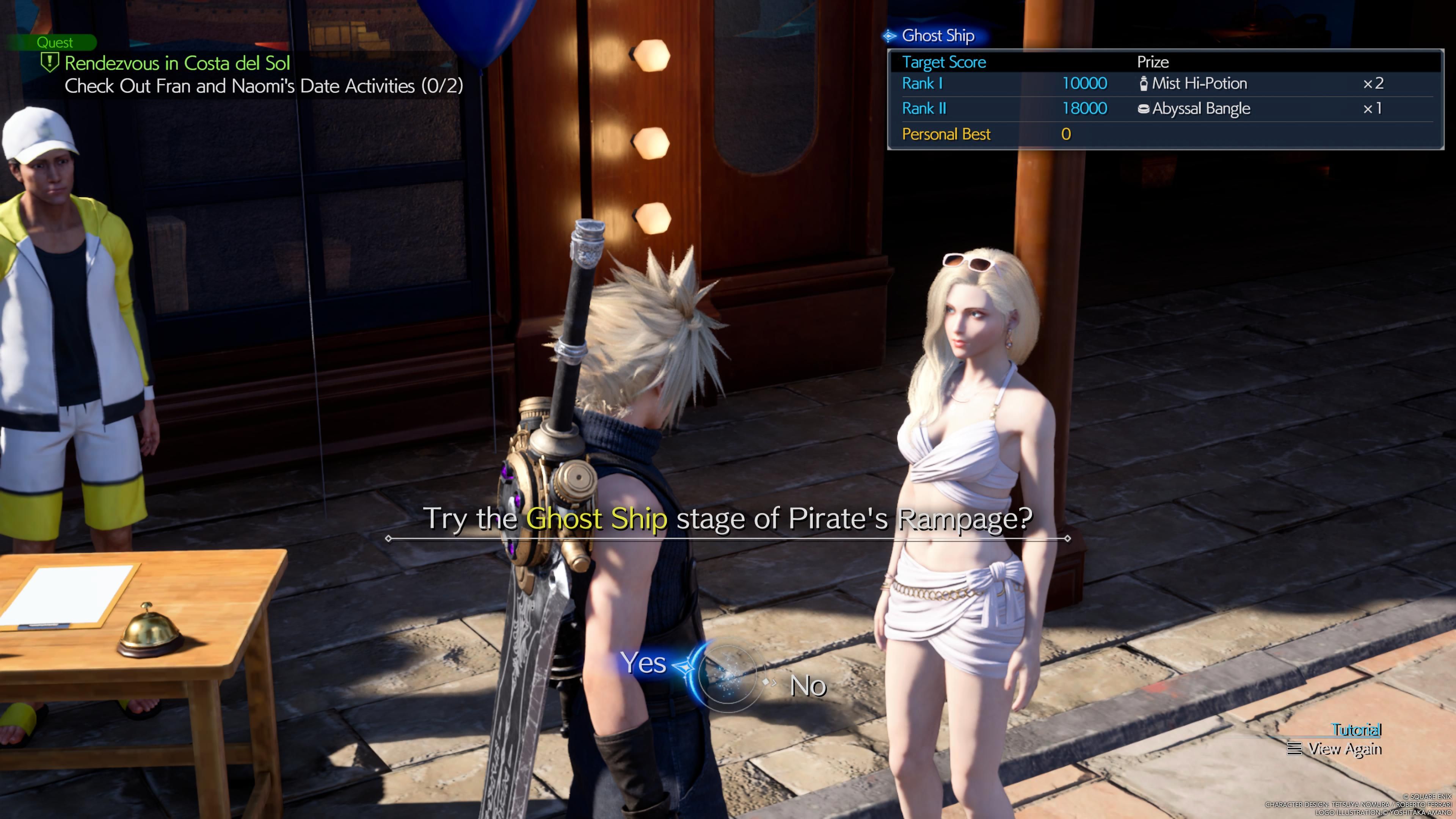 Cloud is speaking to Fran - FF 7 Rebirth