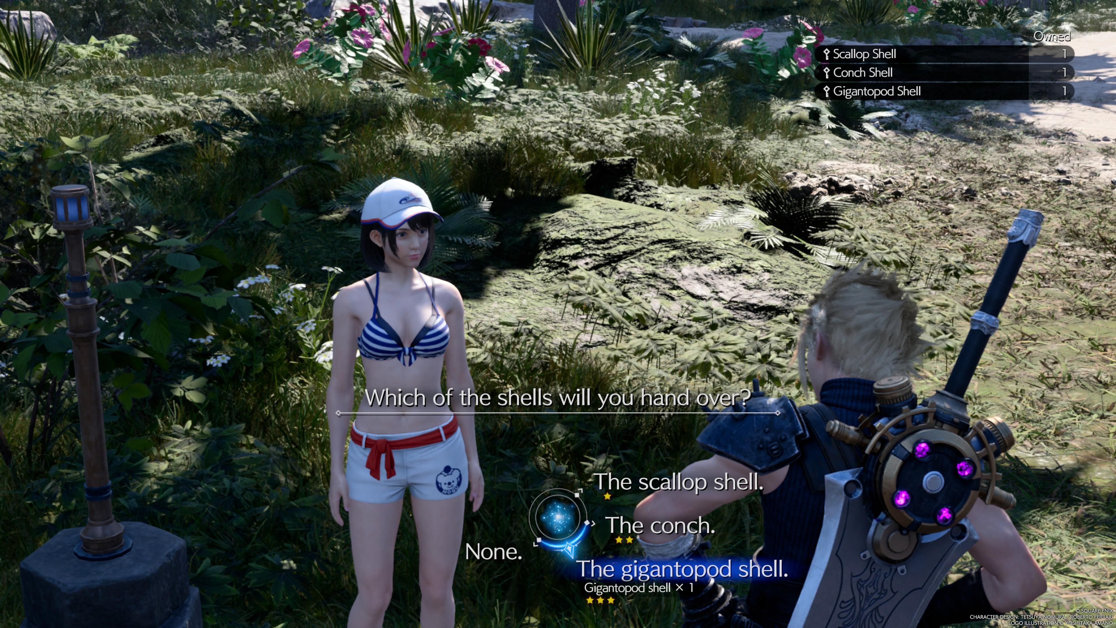Cloud is speaking to Yorda - FF 7 Rebirth