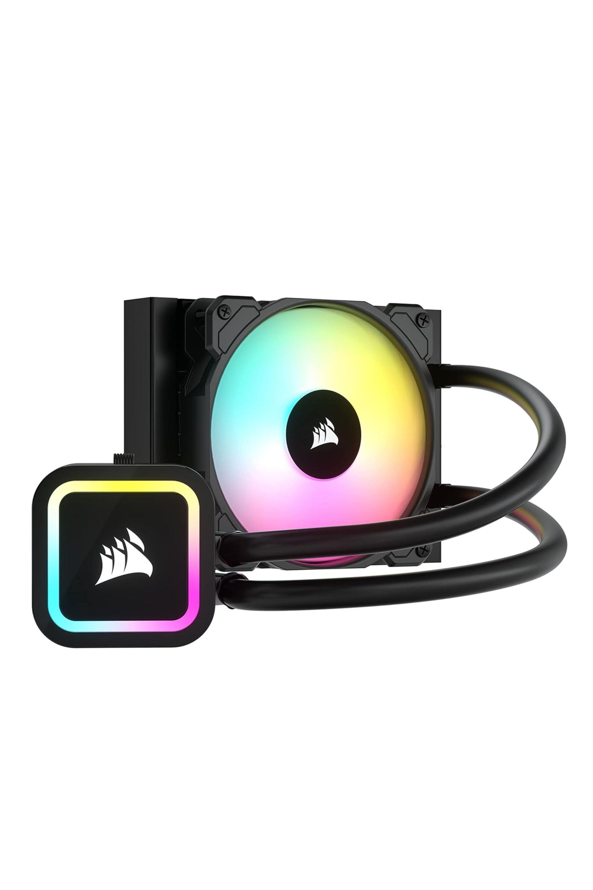 A single Corsair iCUE H60X AIO cooler against a white background.