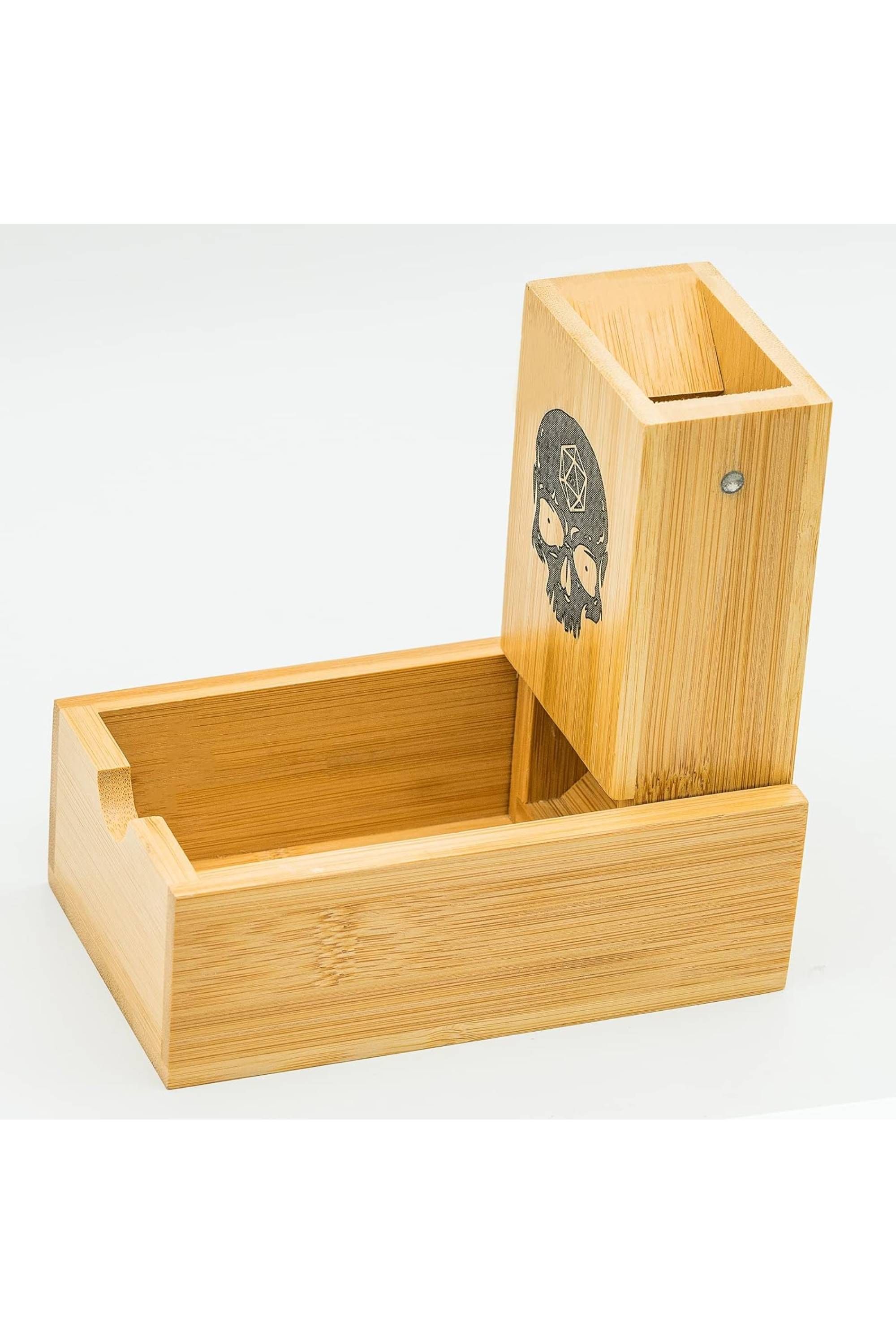 Cusdie Foldable Bamboo Dice Tower
