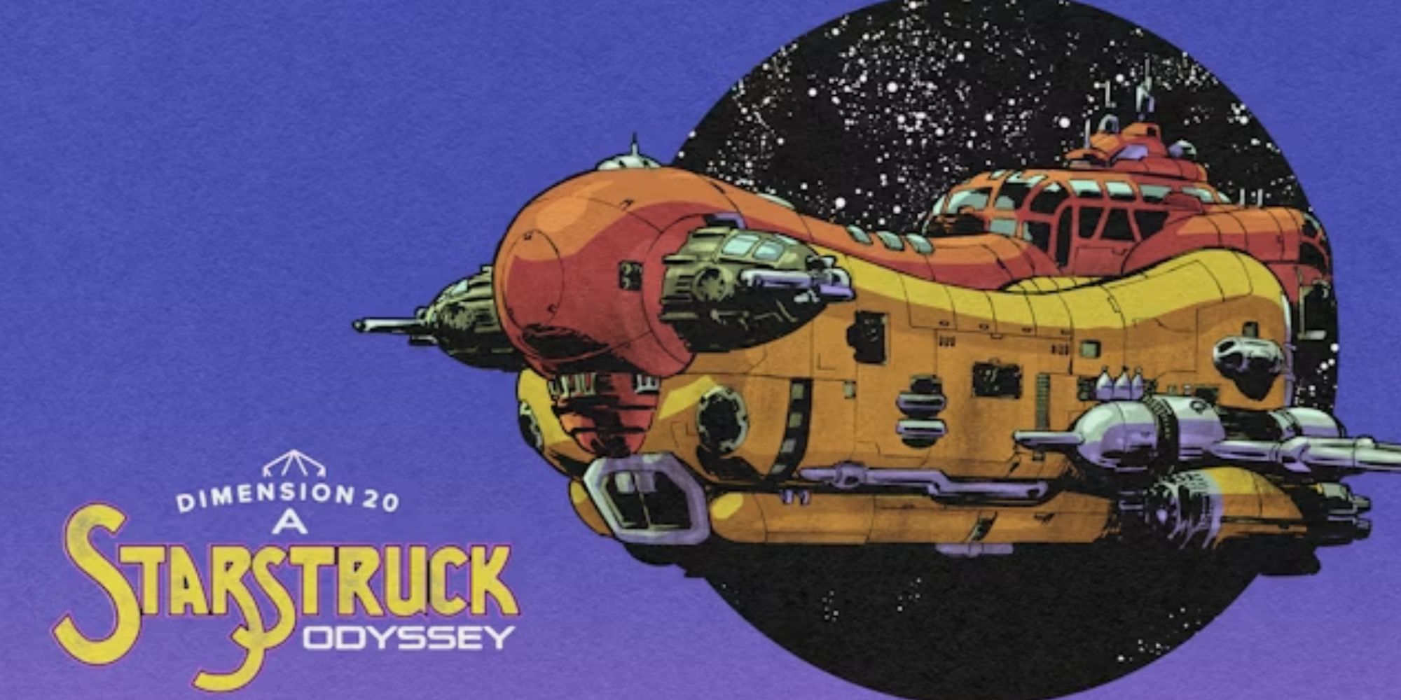 Dimension 20 a starstruck odyssey ship and logo