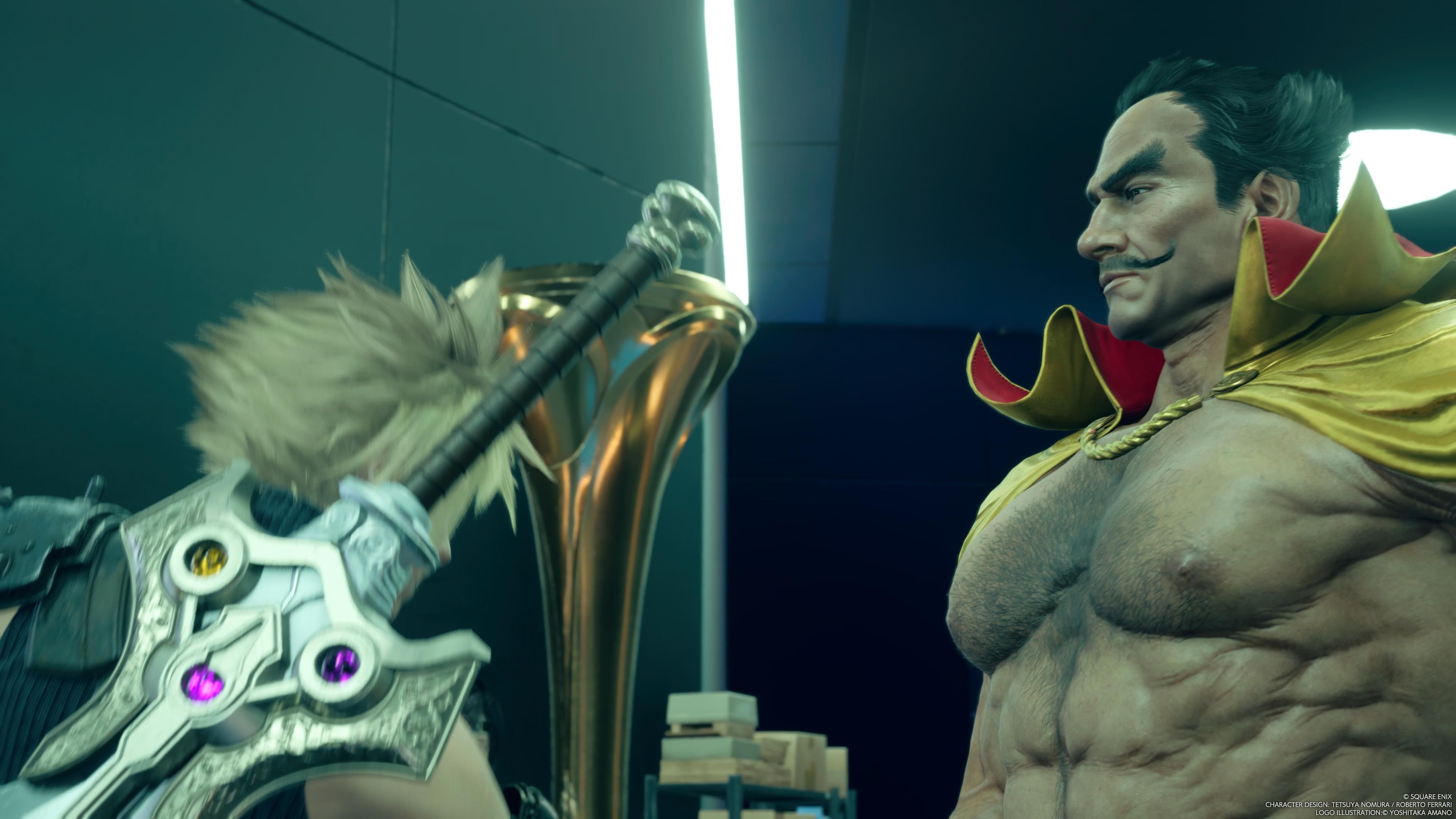 Dio and Cloud in FF7 Rebirth