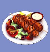 Disney Dreamlight Valley Chicken Souvlaki