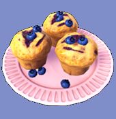 Disney Dreamlight Valley Sugar-Free Blueberry Muffin