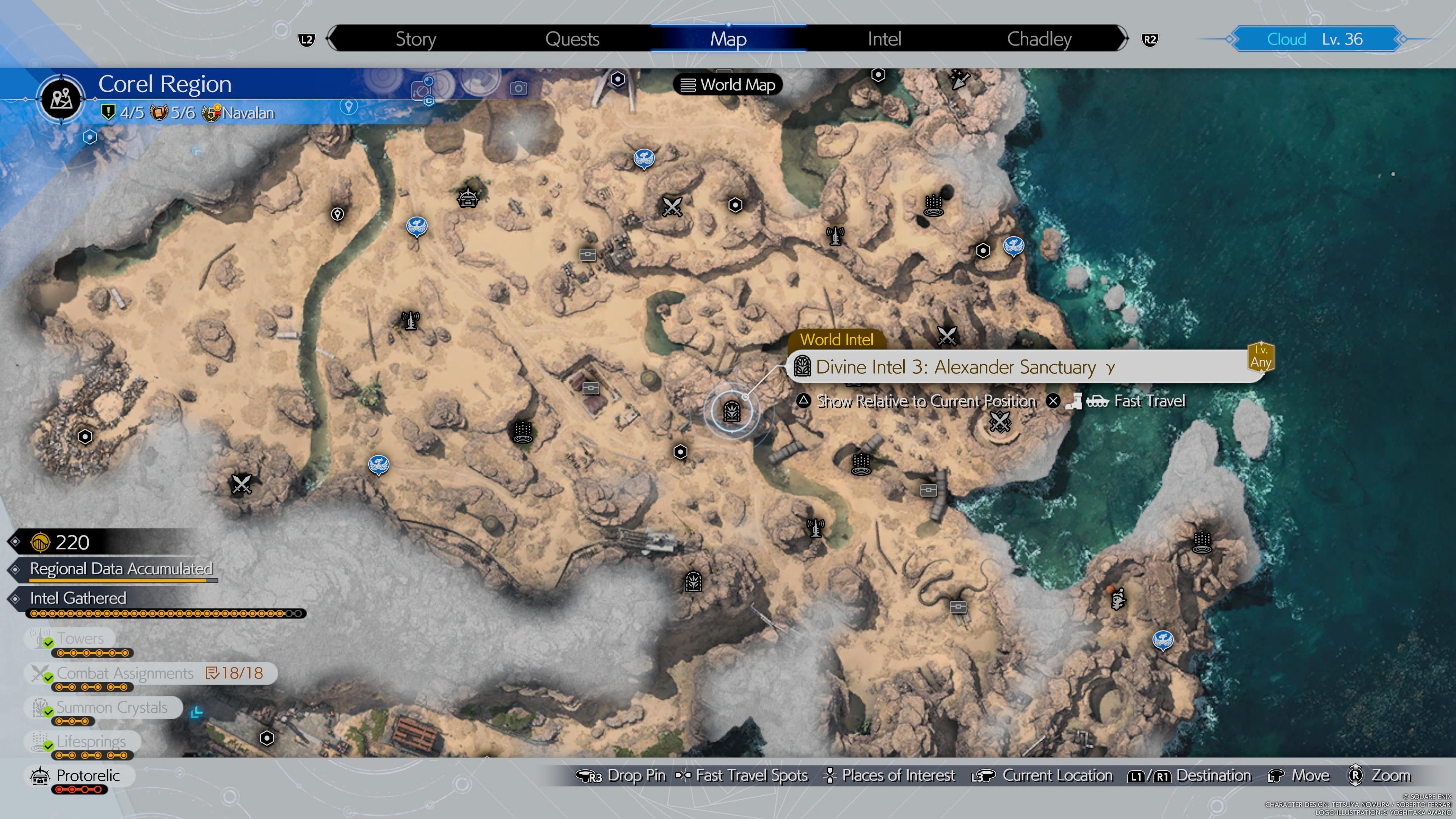 Divine Intel 3 Alexander Sanctuary y - FF7 Rebirth