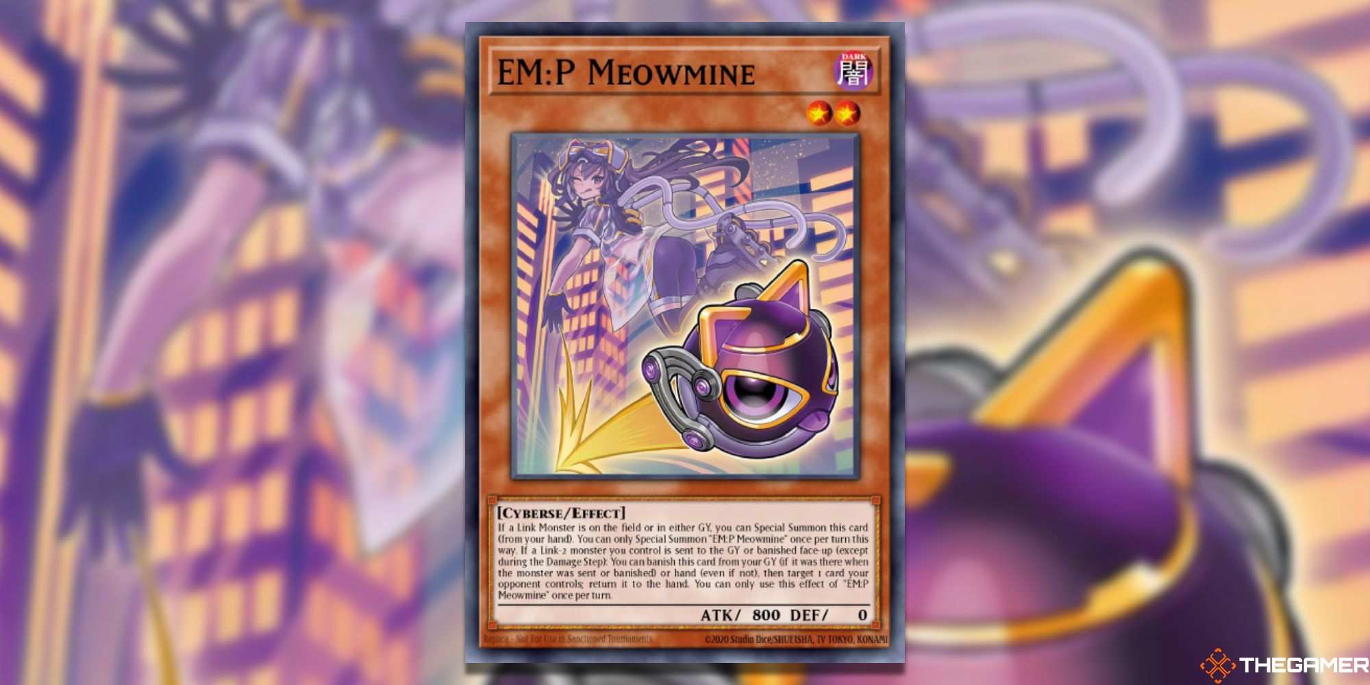 EM:P Meowmine Yu-Gi-Oh! Card
