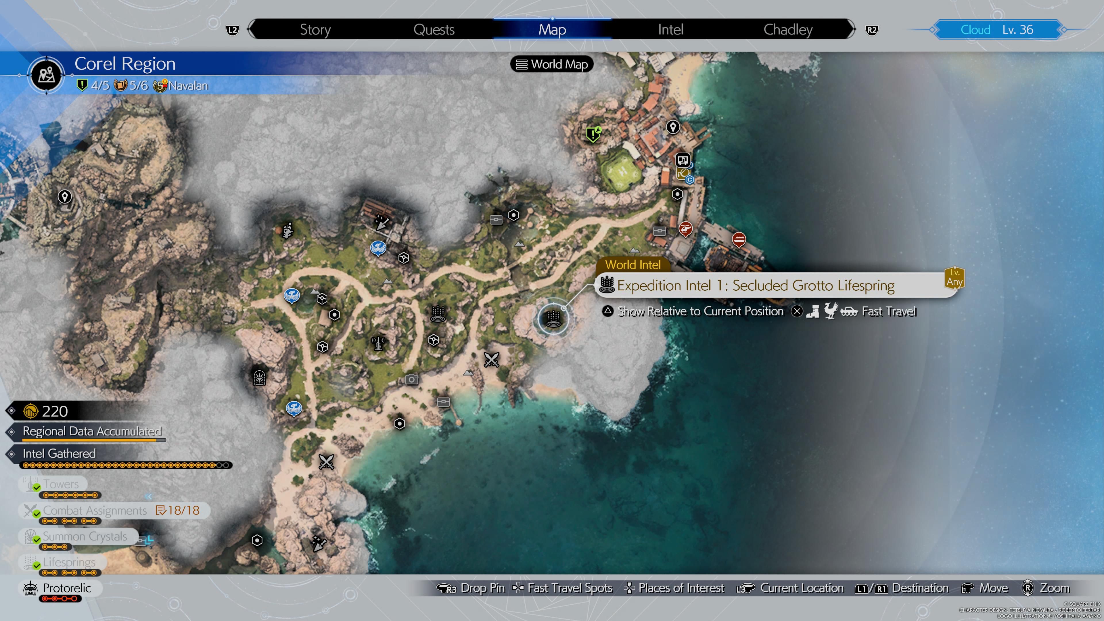 Expedition Intel 1 Secluded Grotto Lifespring - FF7 Rebirth