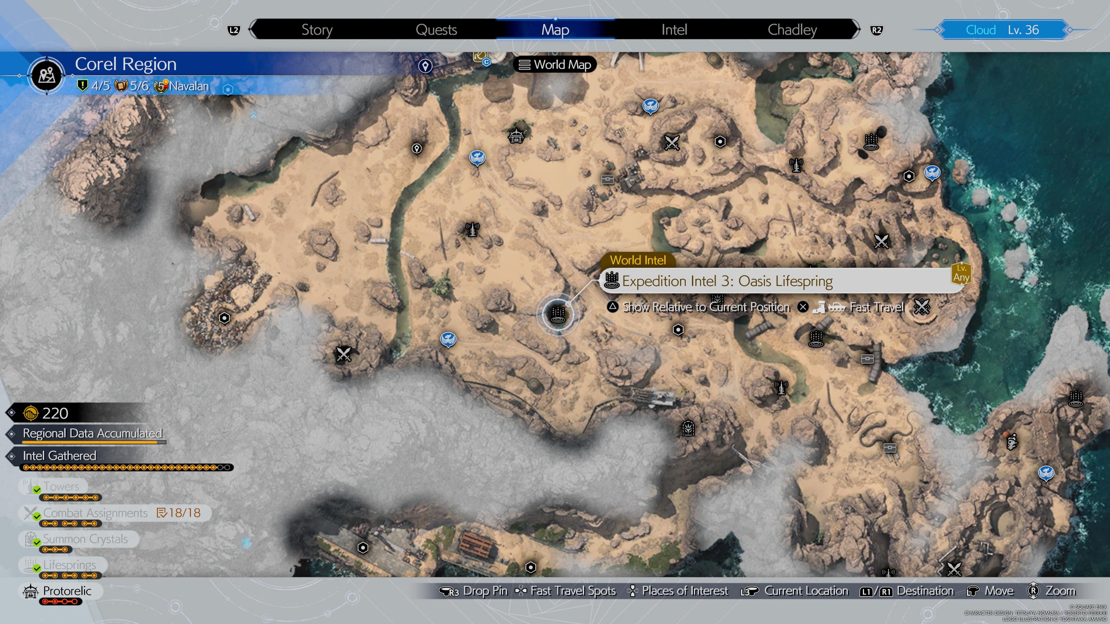 Expedition Intel 3 Oasis Lifespring - FF7 Rebirth