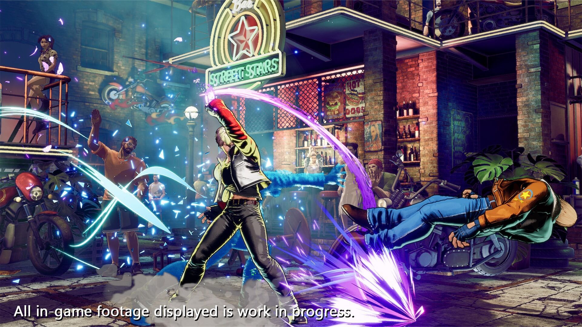 Fatal Fury City of the Wolves, Rock hitting Terry with his projectile