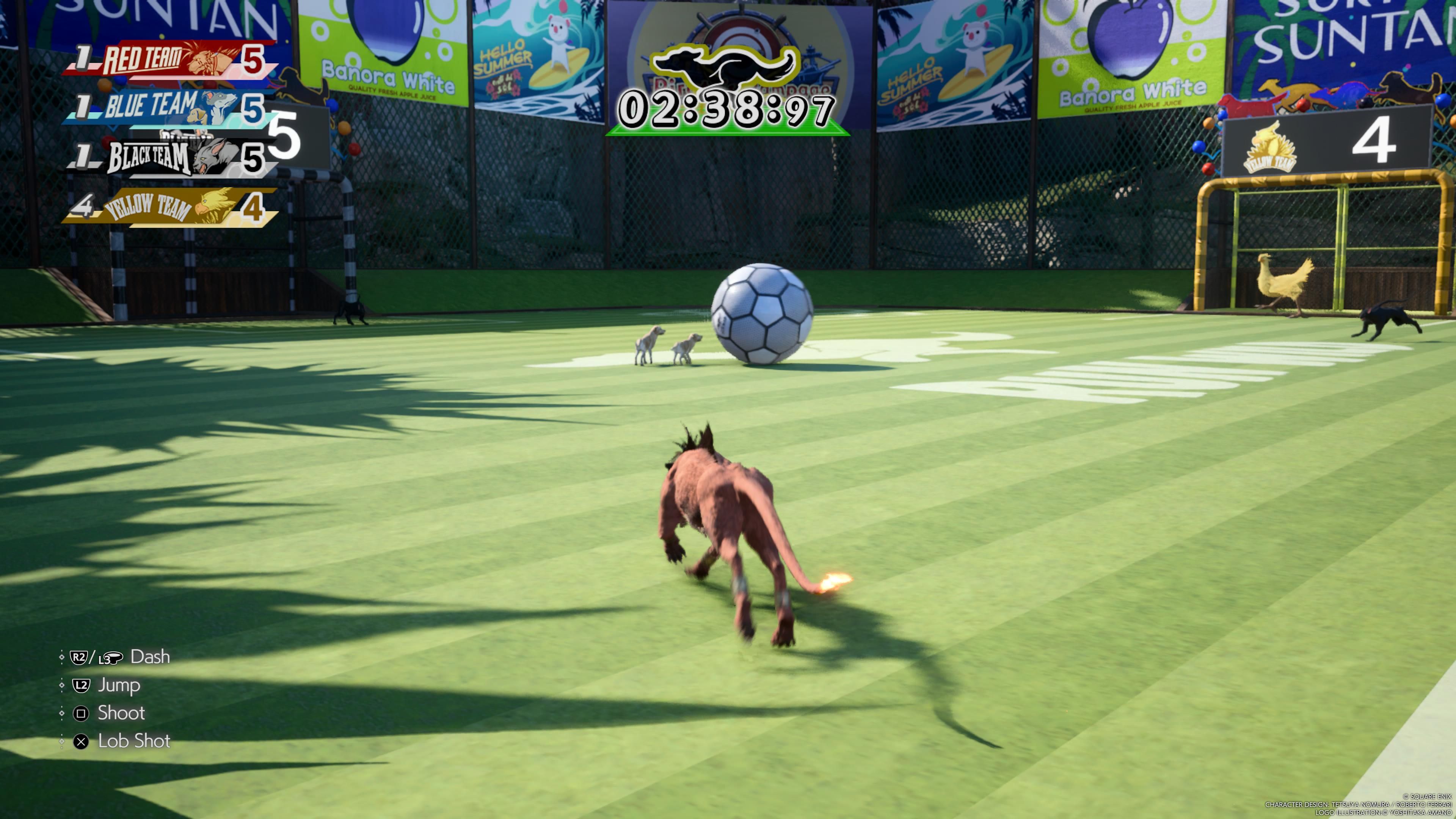 Red XIII playing Run Wild in Costa del Sol