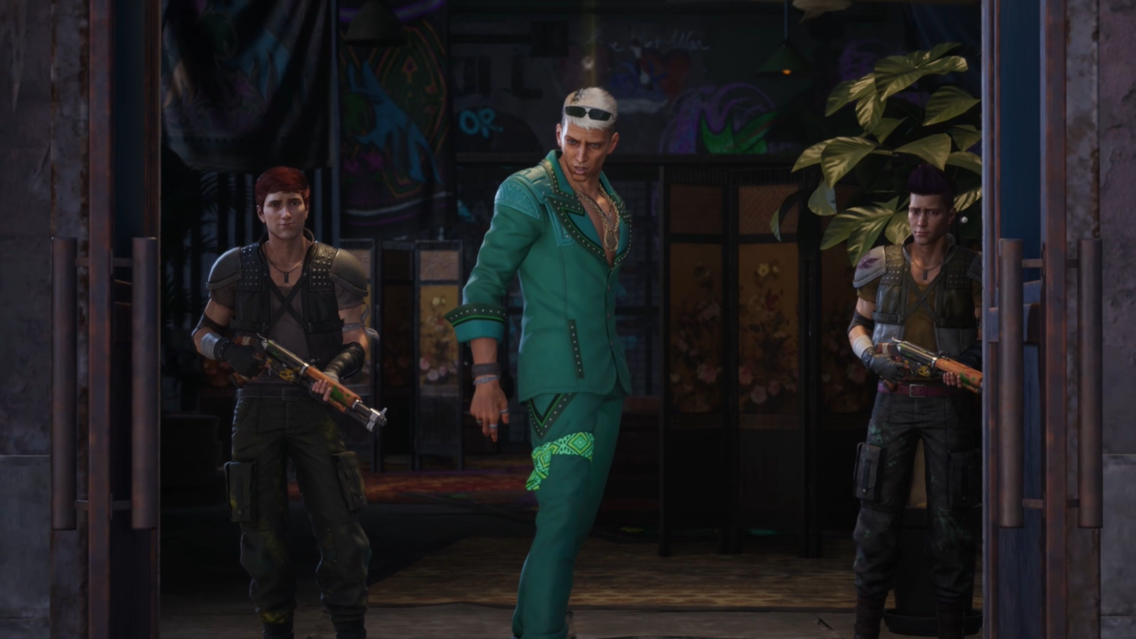 Gus and his henchmen in Final Fantasy 7 Rebirth