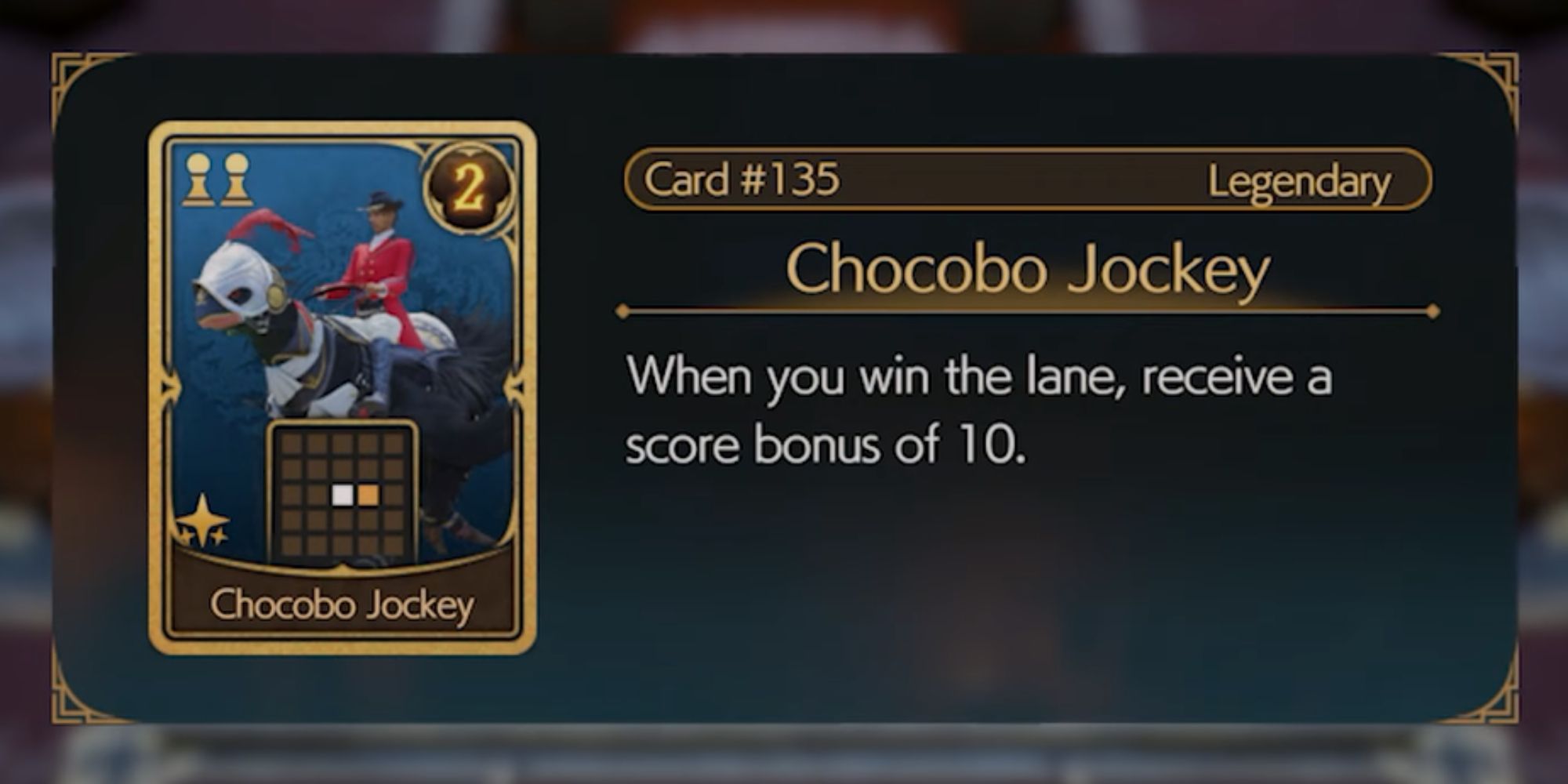 Final Fantasy 7 Rebirth Chocobo JockeyCard