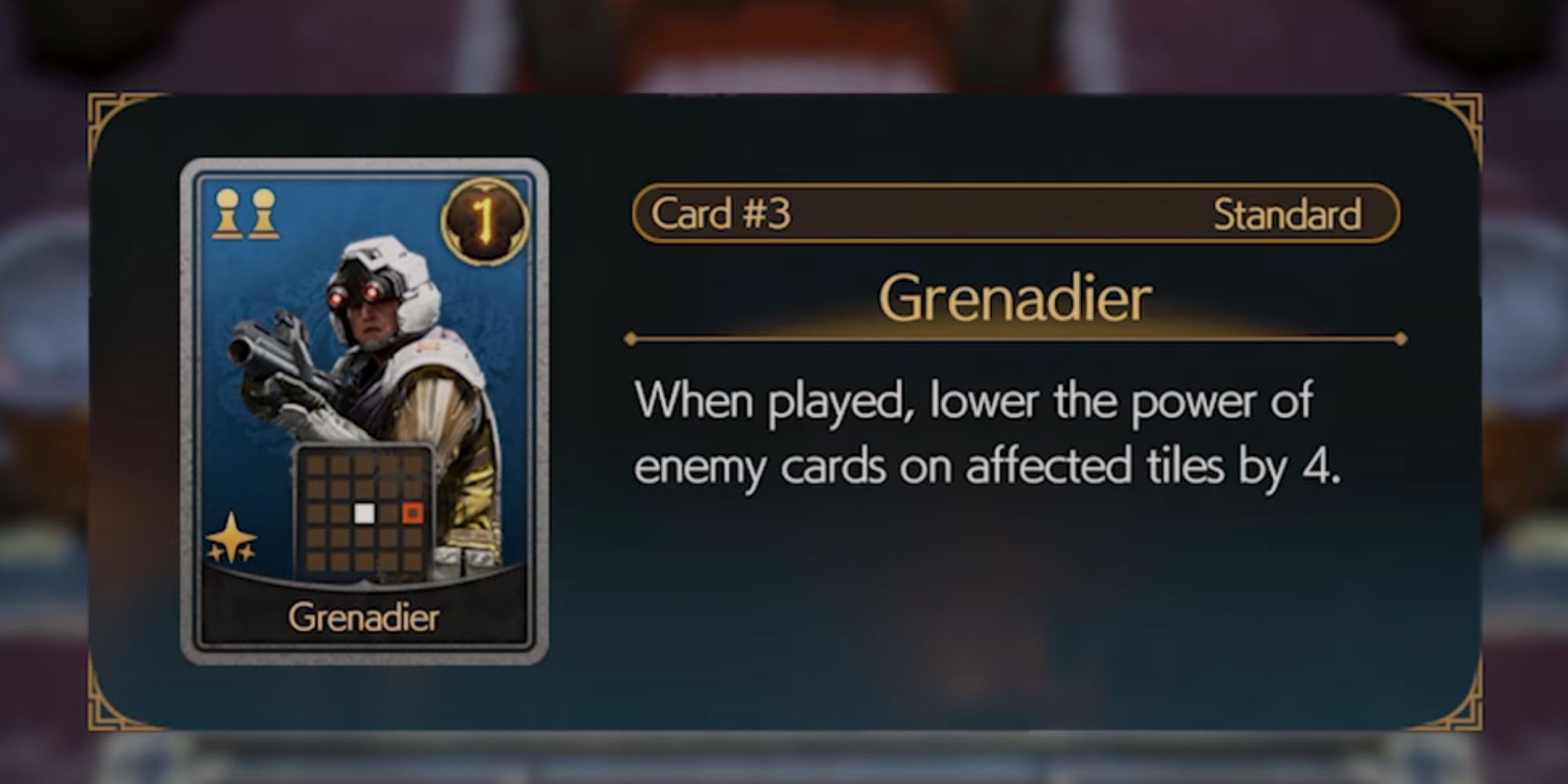 Final Fantasy 7 Rebirth Grenadier Card