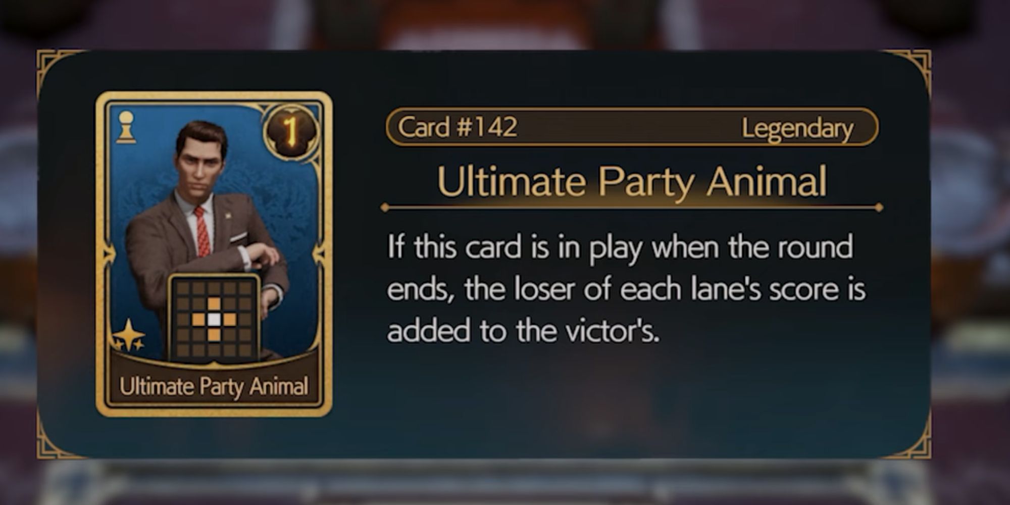 Final Fantasy 7 Rebirth Ultimate Party Animal Card(4)