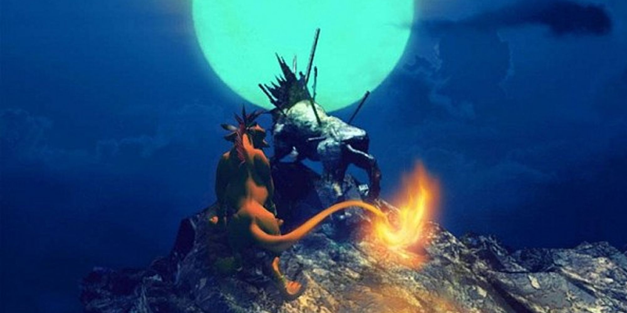 Final Fantasy 7 Scene Of Red XIII And Another Tribe Member