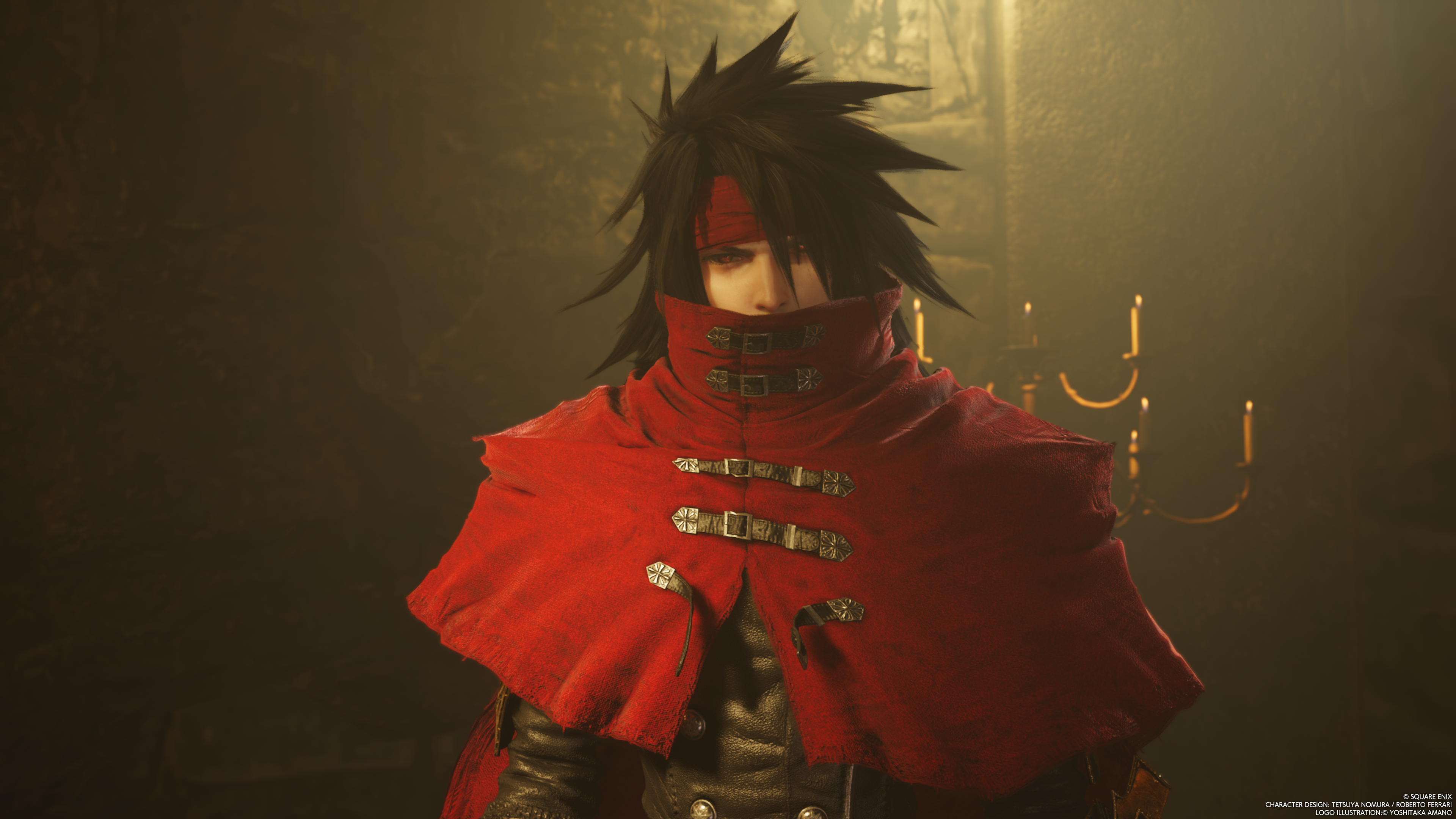 Final Fantasy 7 Rebirth - Vincent Valentine below shinra manor