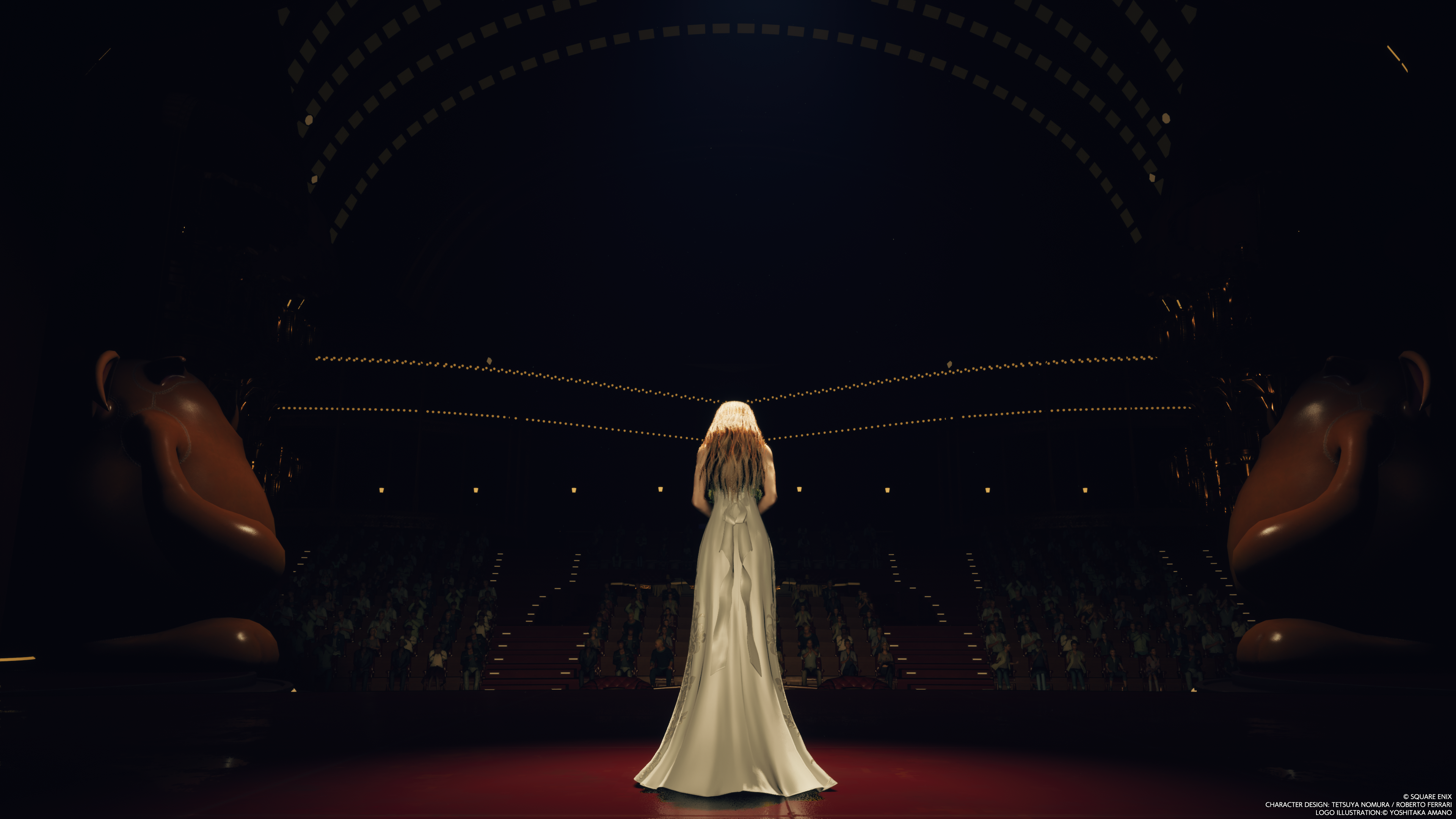 FINAL FANTASY VII Final Fantasy 7 Rebirth - Aerith bowing after the play