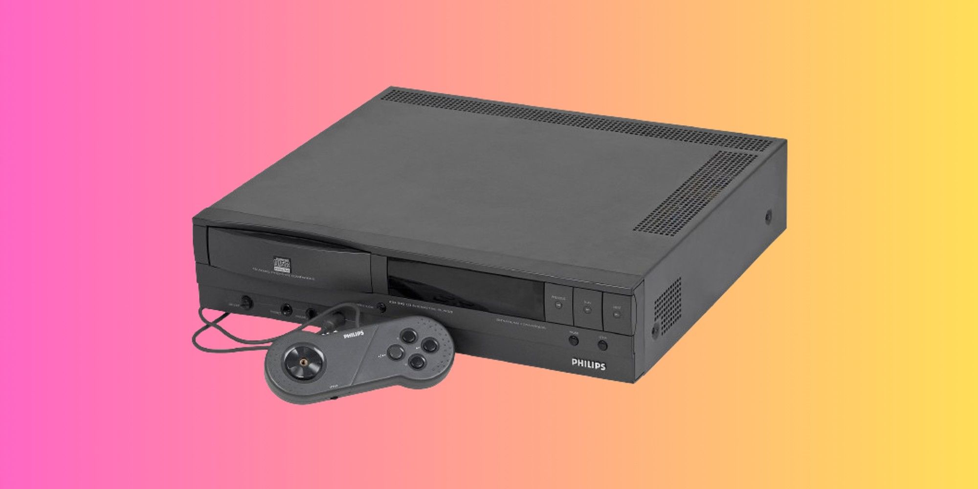 Phillips CD-i console and controller.