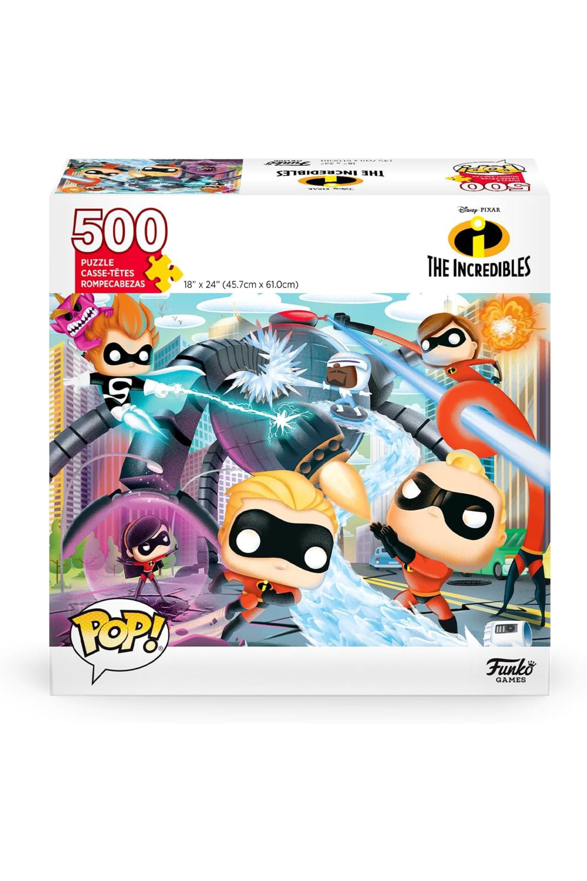 Box Of Funko Pop! Puzzles - The Incredibles 500-Piece Jigsaw Puzzle